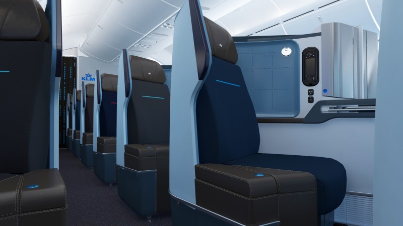 KLM business class