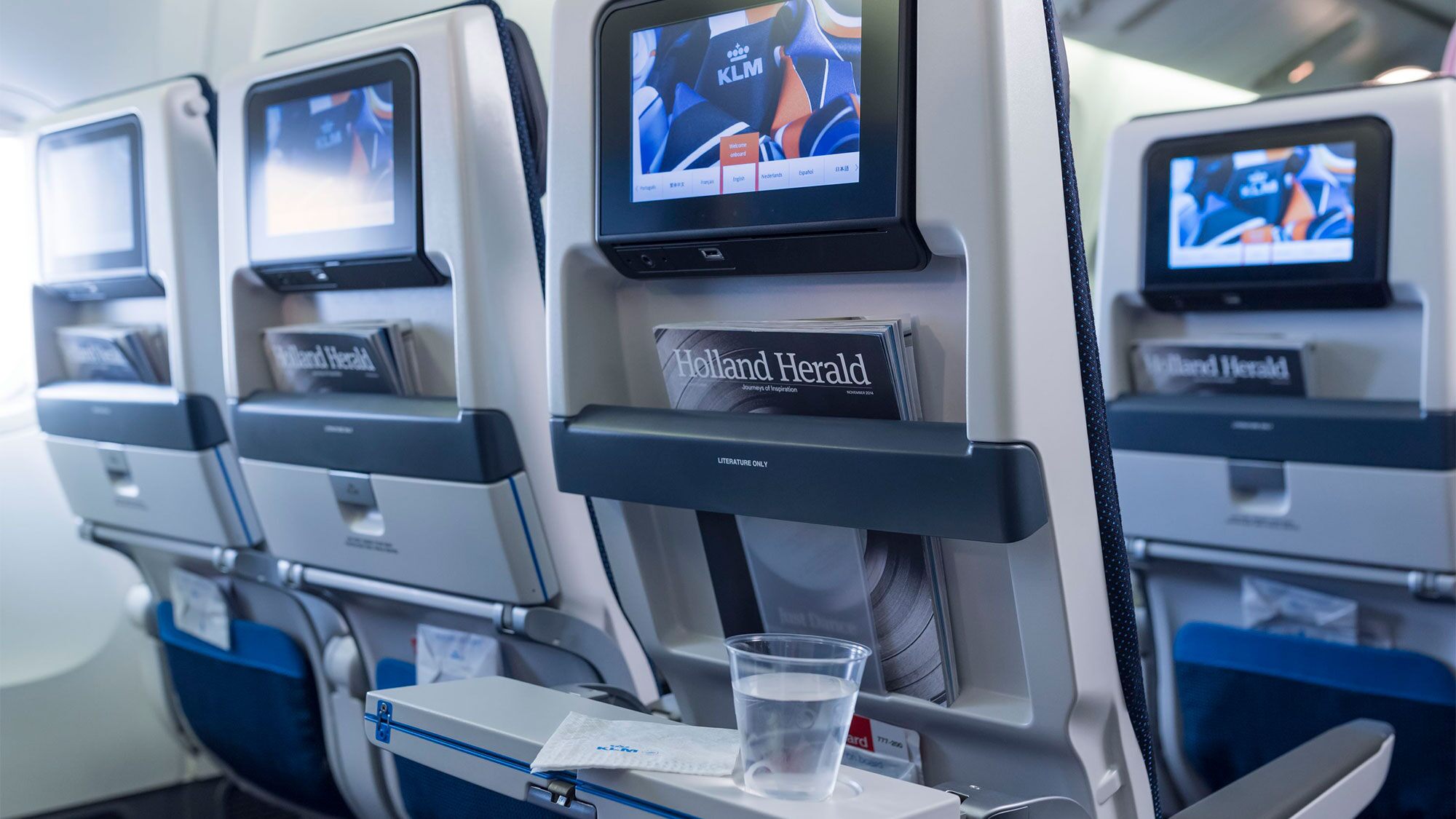 KLM economy class