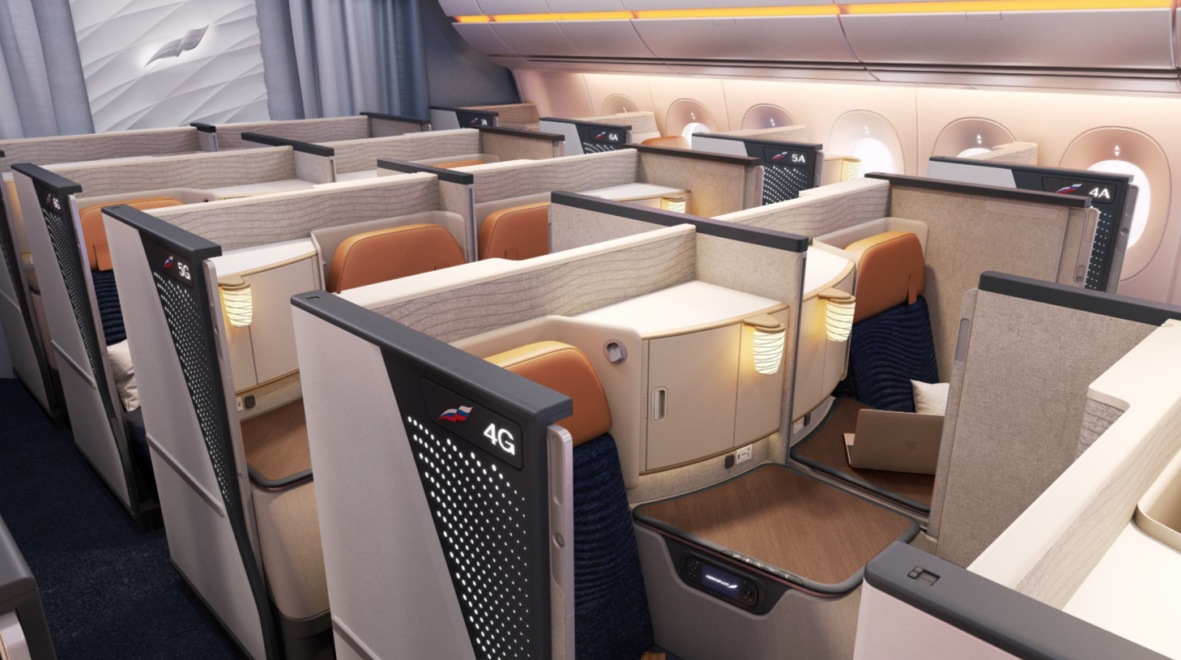 Aeroflot A350 business suites