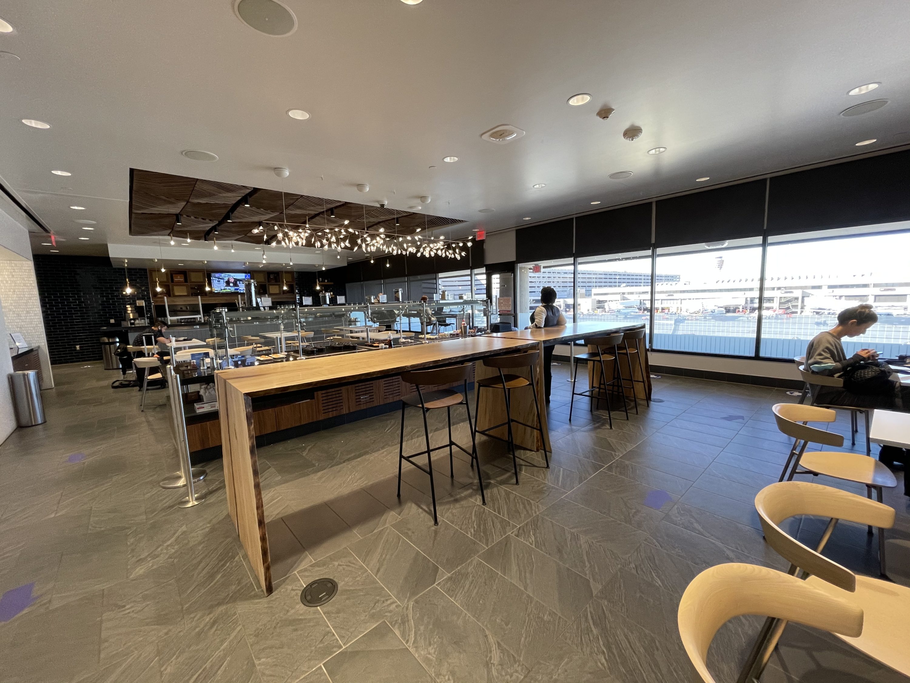 Amex Centurion Lounge PHX Dining Area