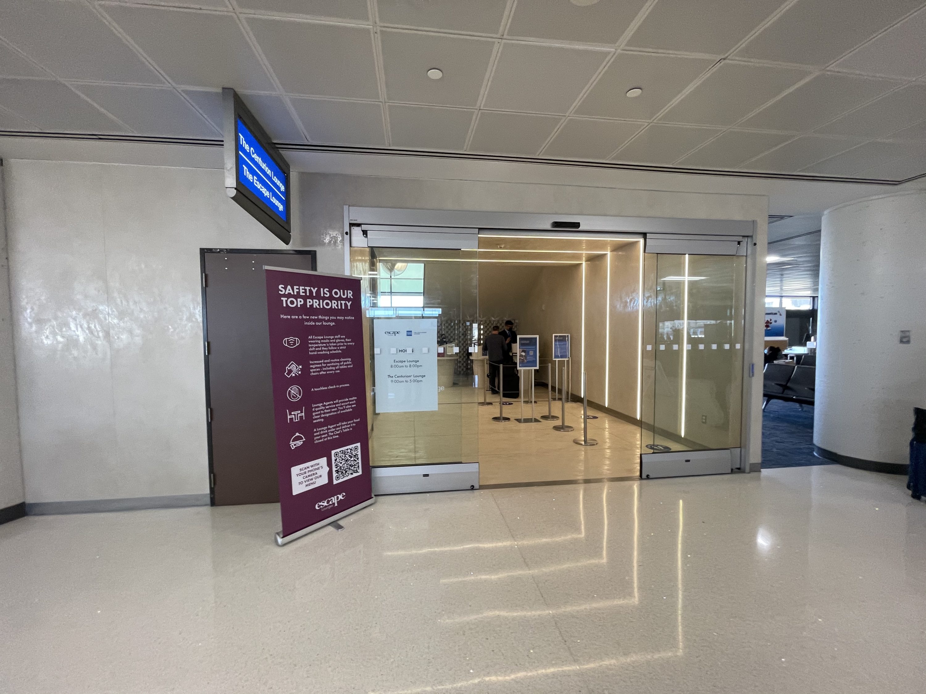 Amex Centurion Lounge PHX Entry
