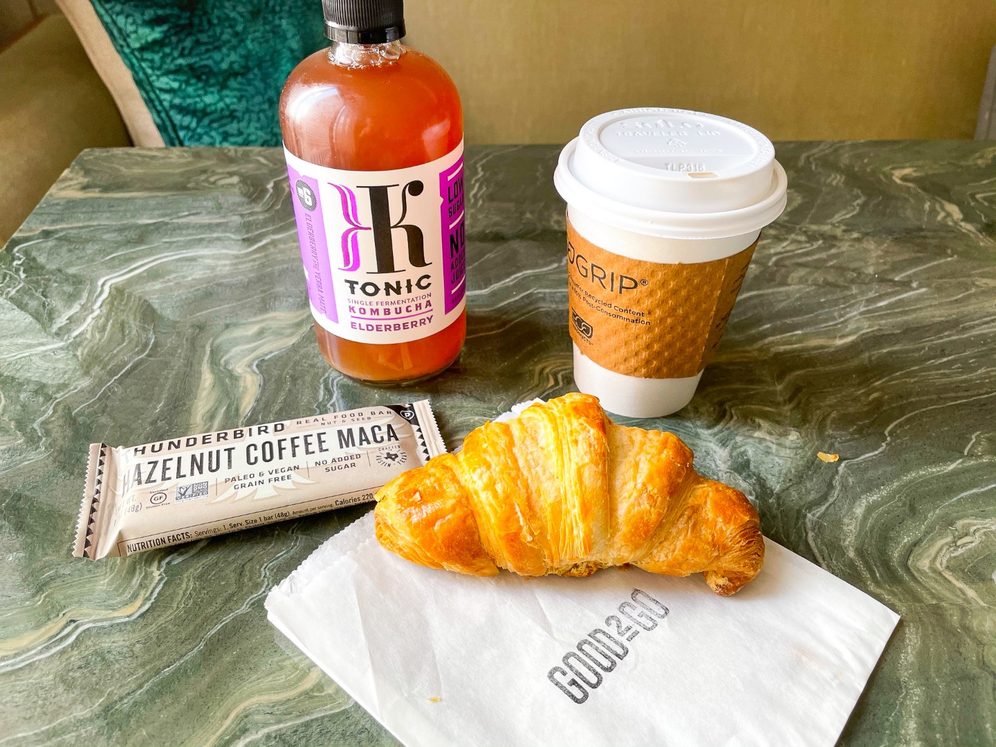 C. Baldwin Curio Collection Hilton Hotel in Houston Texas Grab Go Breakfast