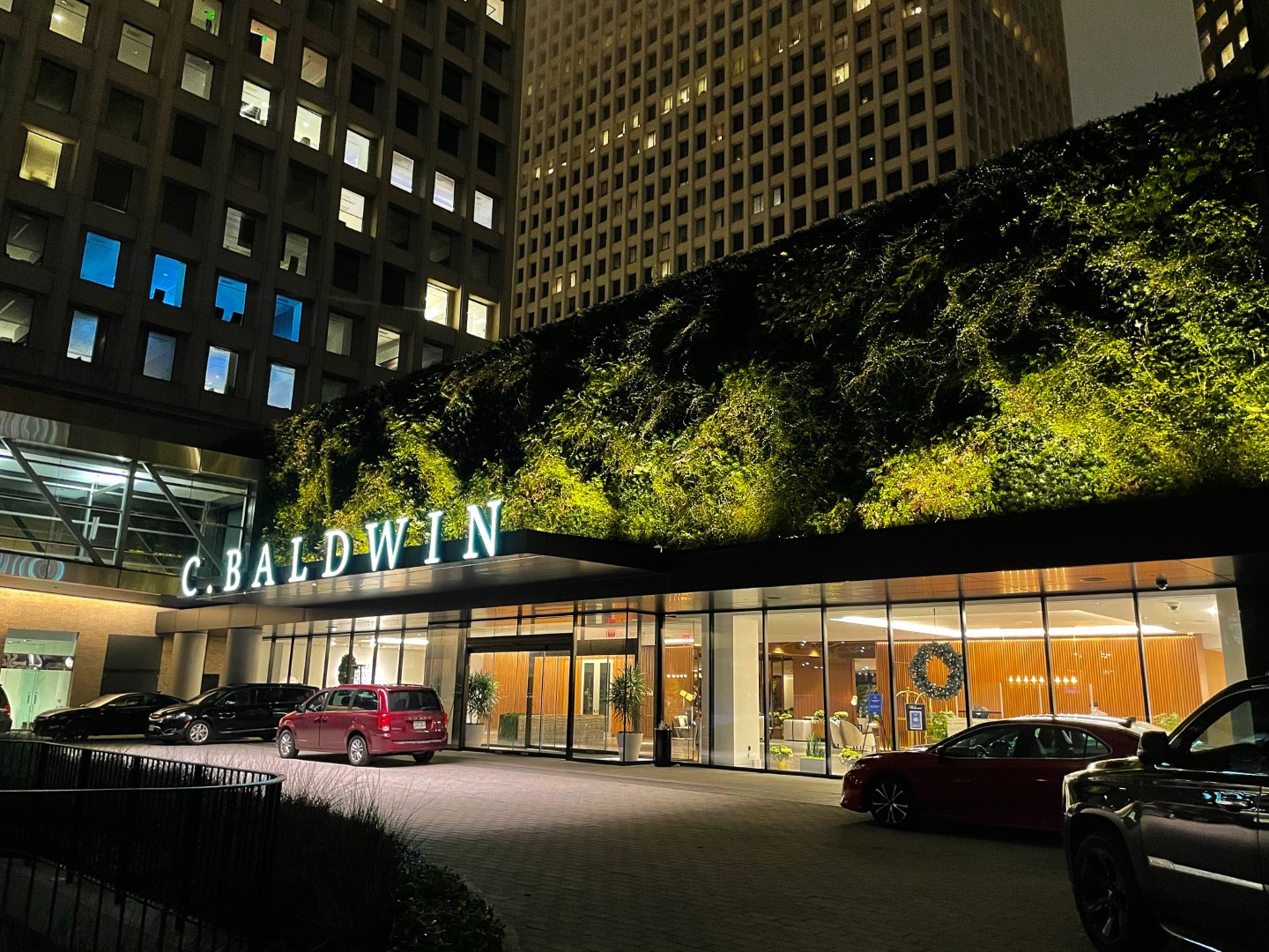C. Baldwin Curio Collection Hilton Hotel in Houston Texas entrance