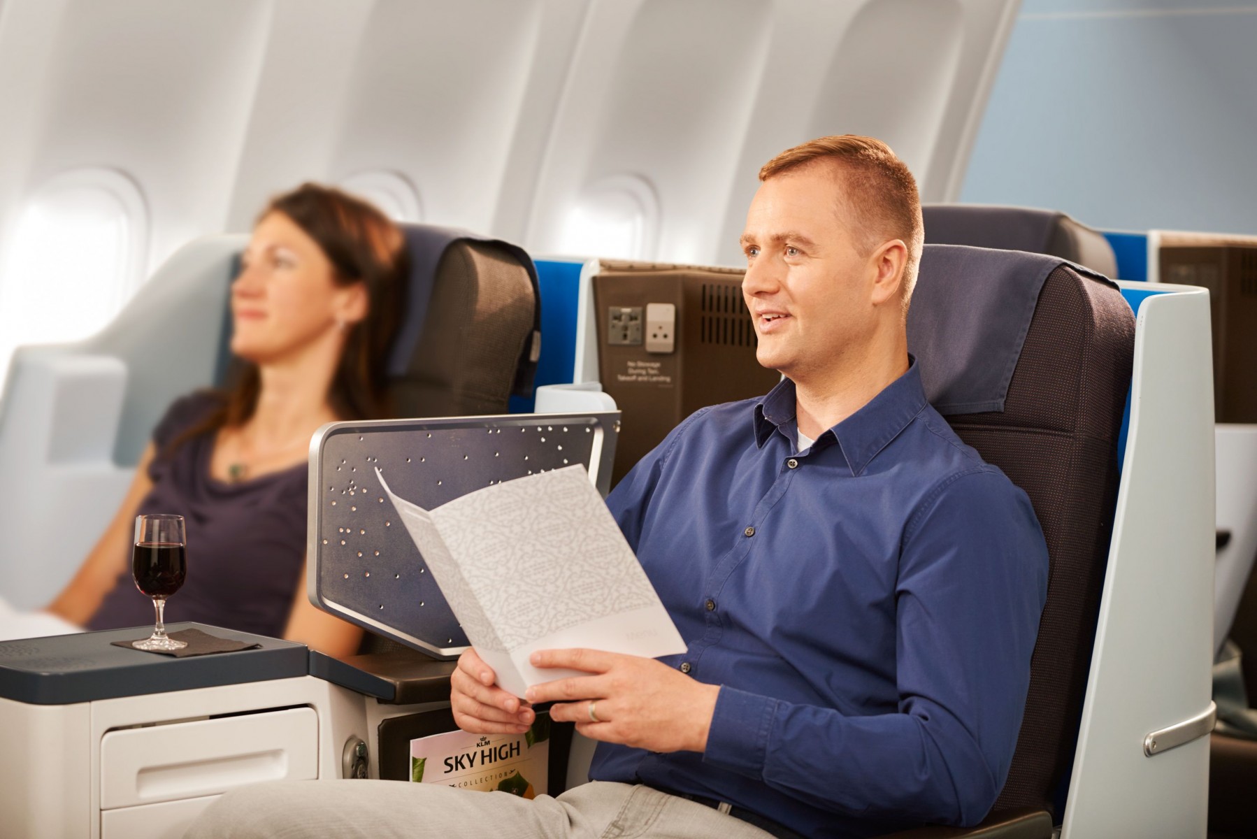 KLM business class