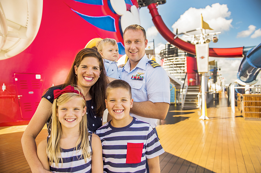 Military Family on Disney Cruise