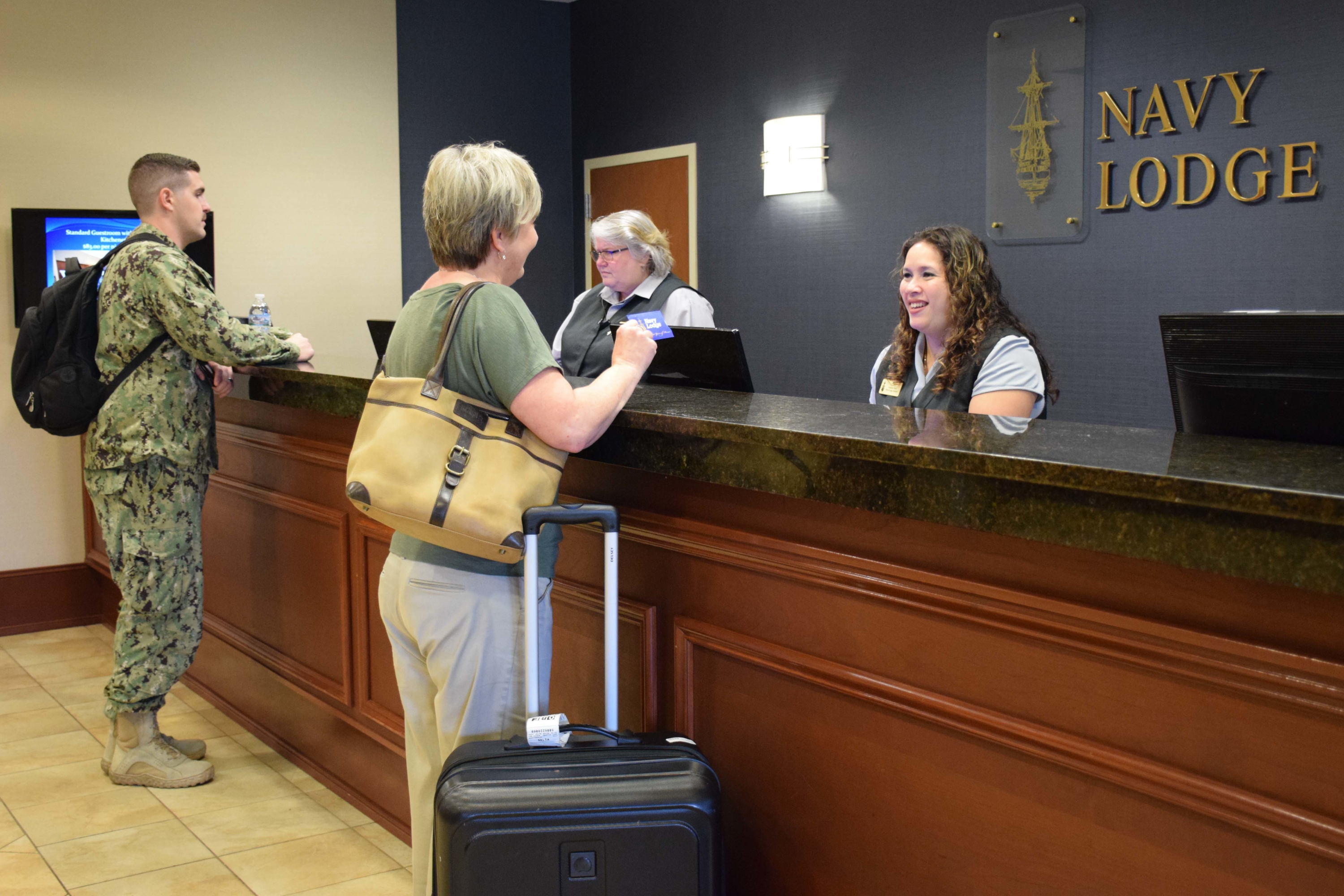 Navy Lodge check in