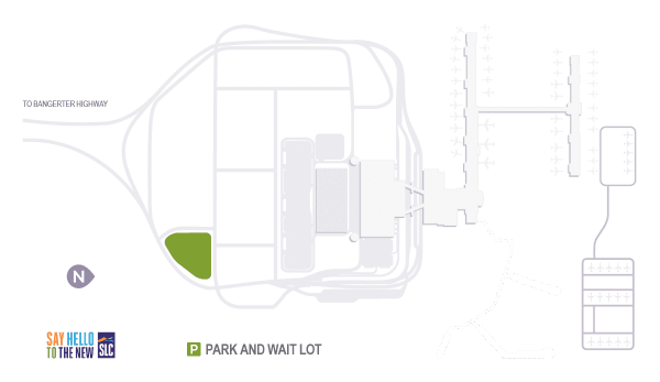 Salt Lake City International Airport Park and Wait Lot