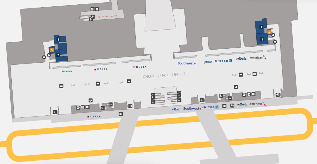 Salt Lake City International Main Terminal Check In