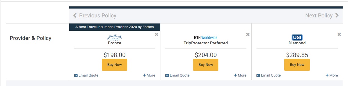 Squaremouth travel insurance
