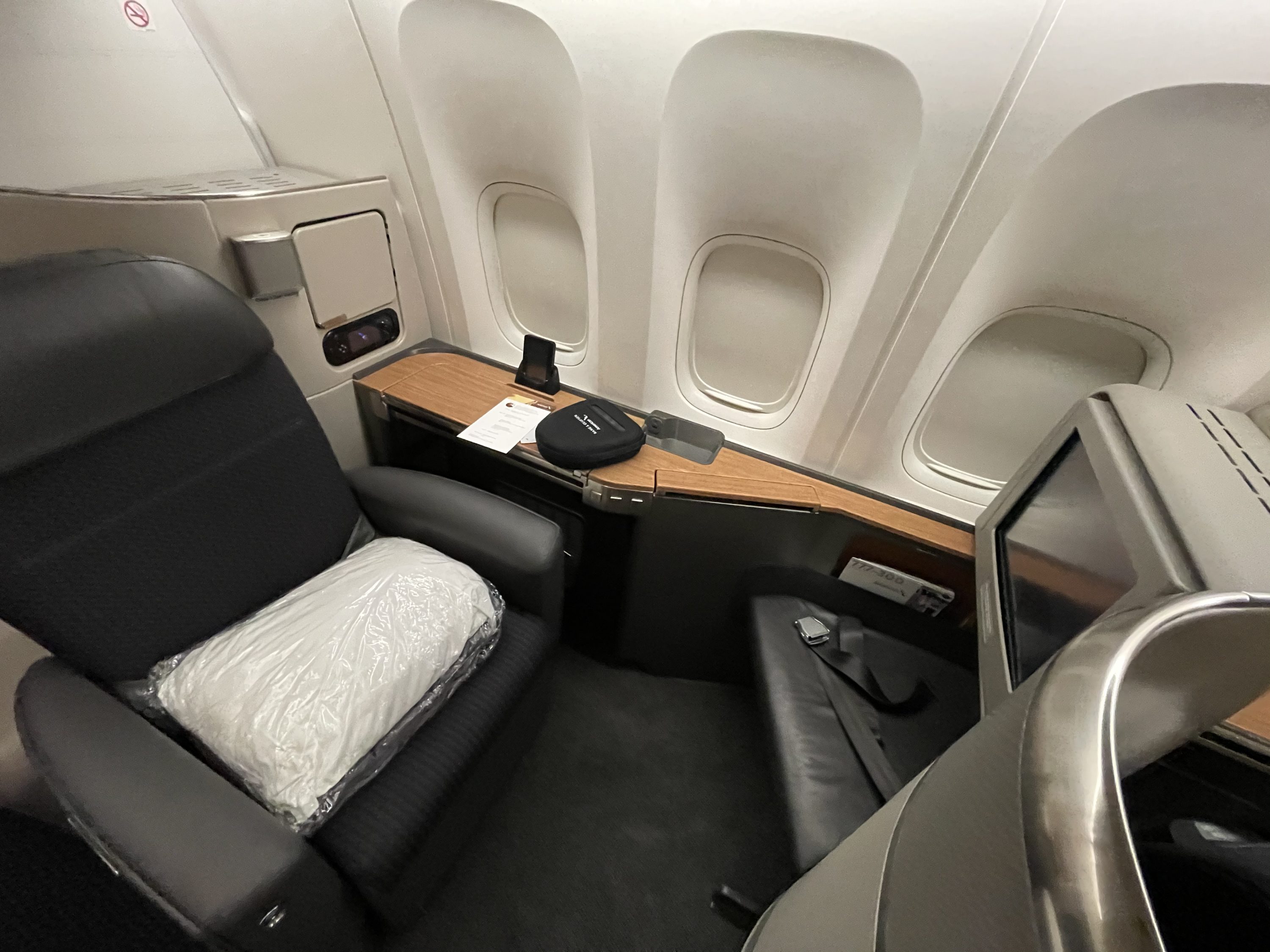American Airlines 777 300ER First Class Seat