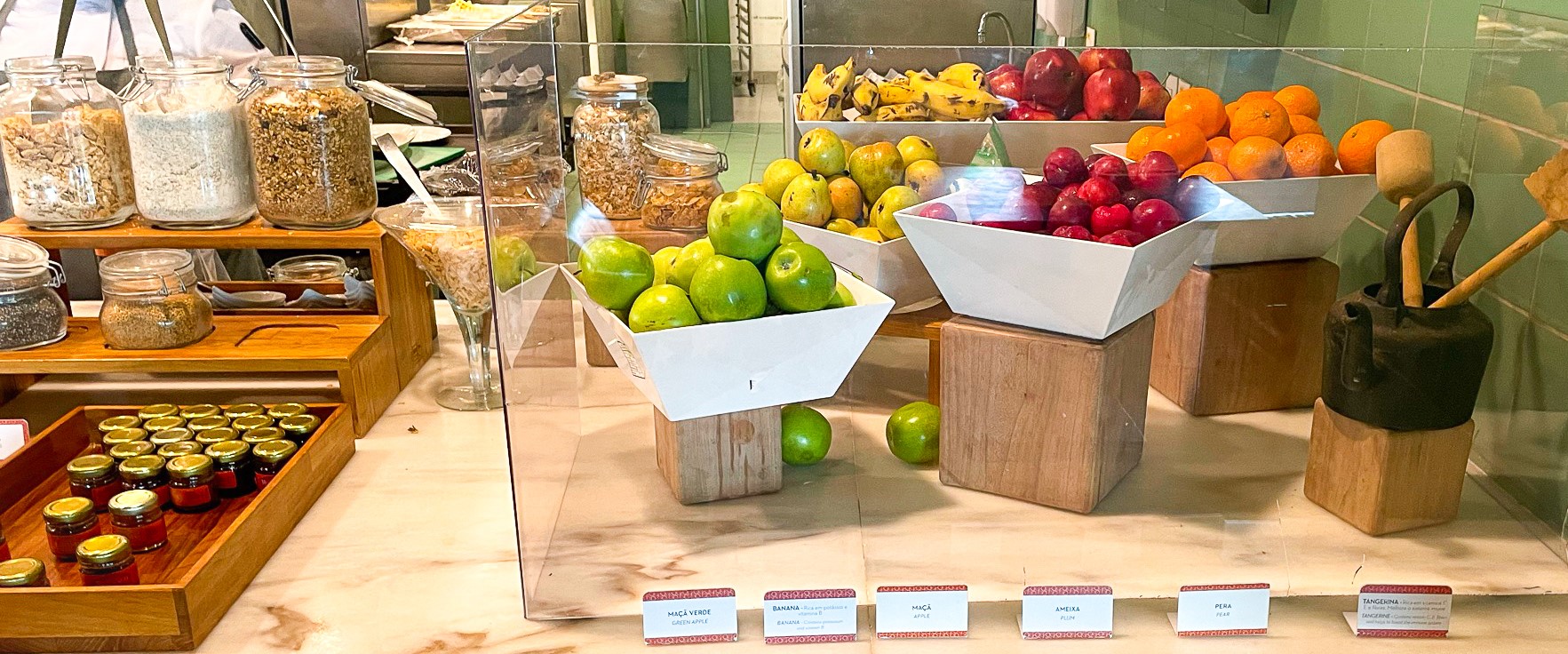 Breakfast fruits at Grand Hyatt Rio de Janeiro