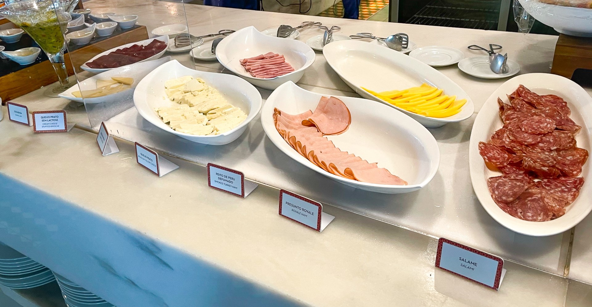 Breakfast options at Grand Hyatt Rio de Janeiro