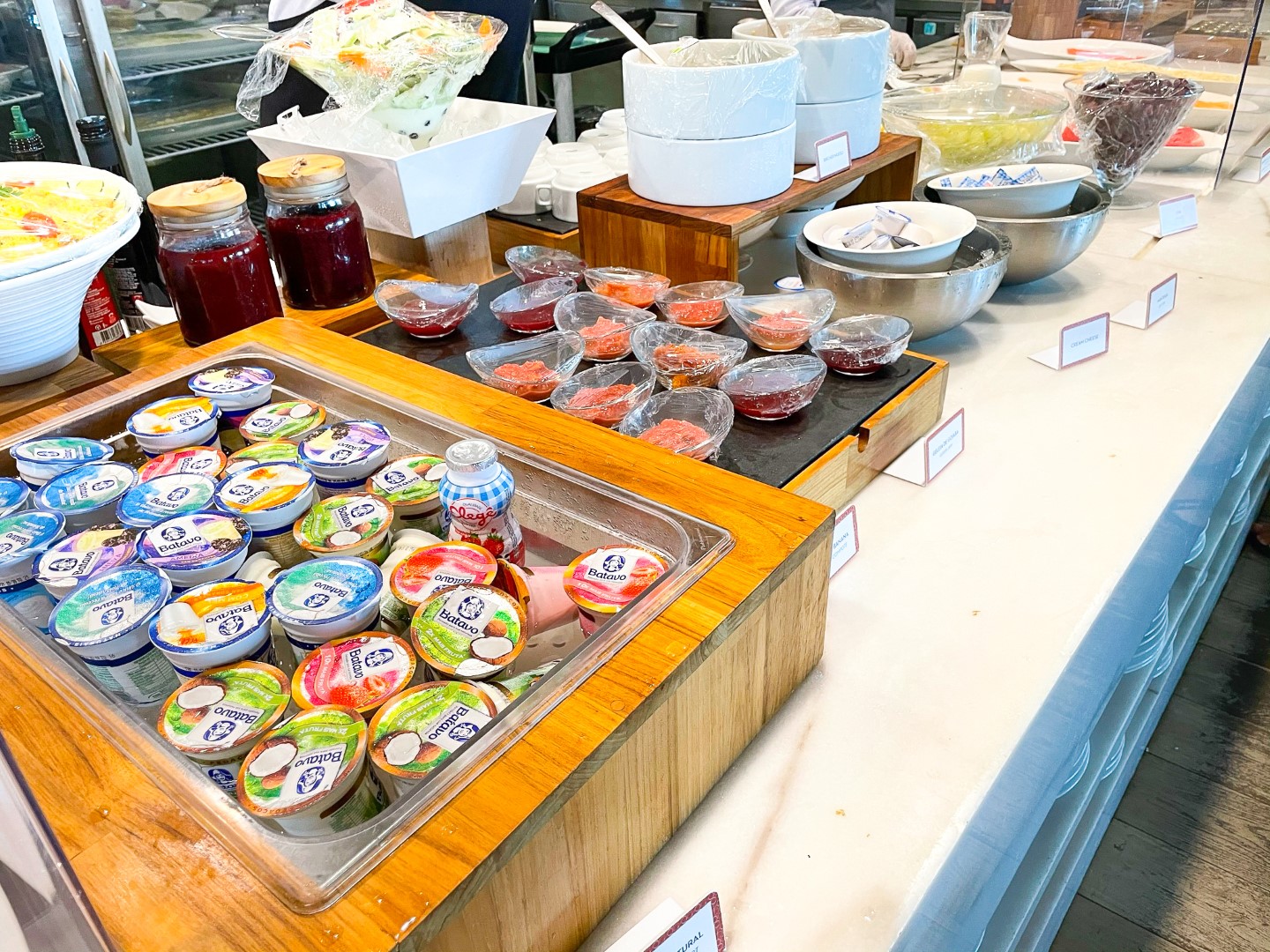 Breakfast yogurt at Grand Hyatt Rio de Janeiro