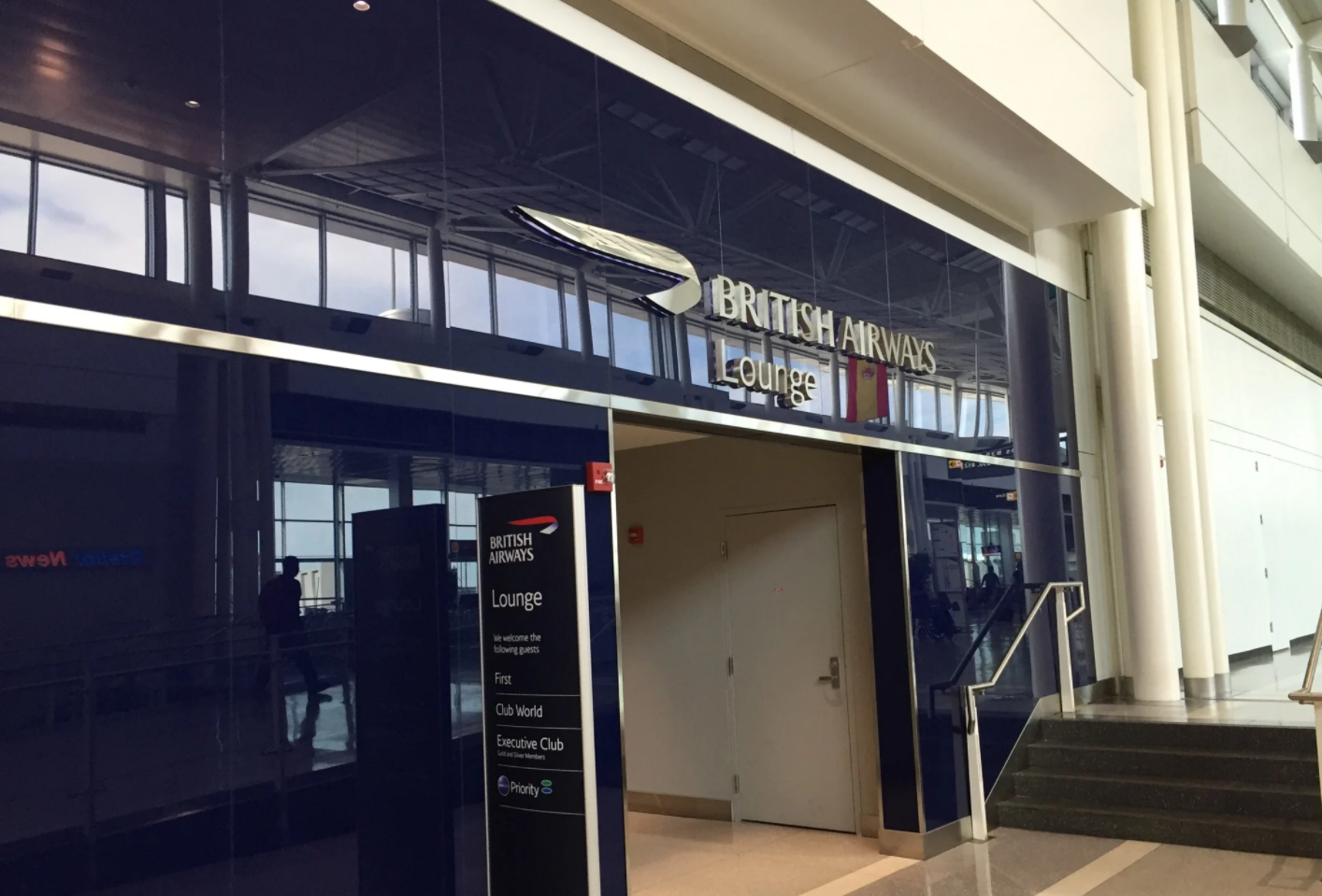 British Airways Galleries Lounge at IAD