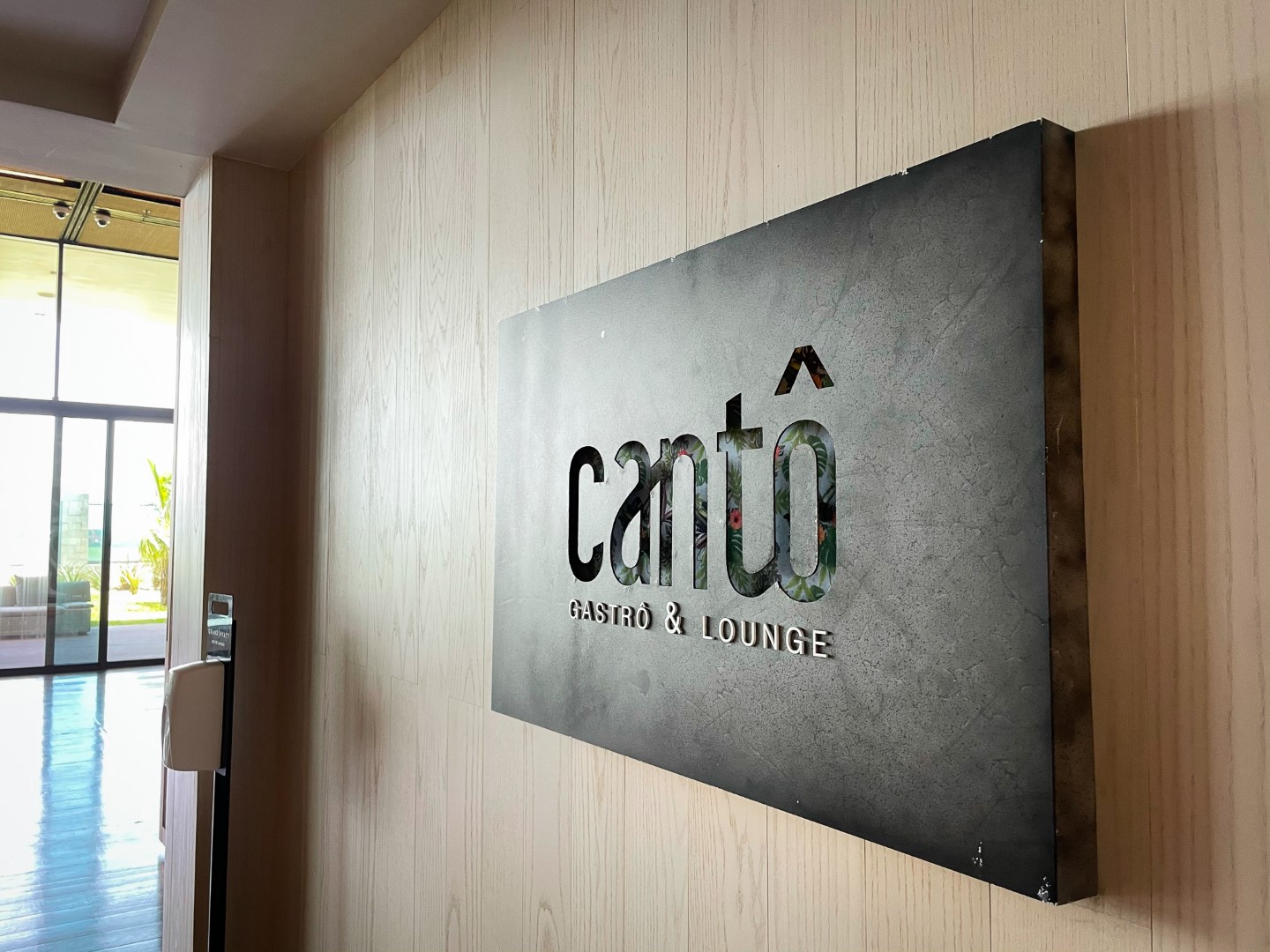 Canto bistro lounge sign Grand Hyatt Rio de Janeiro