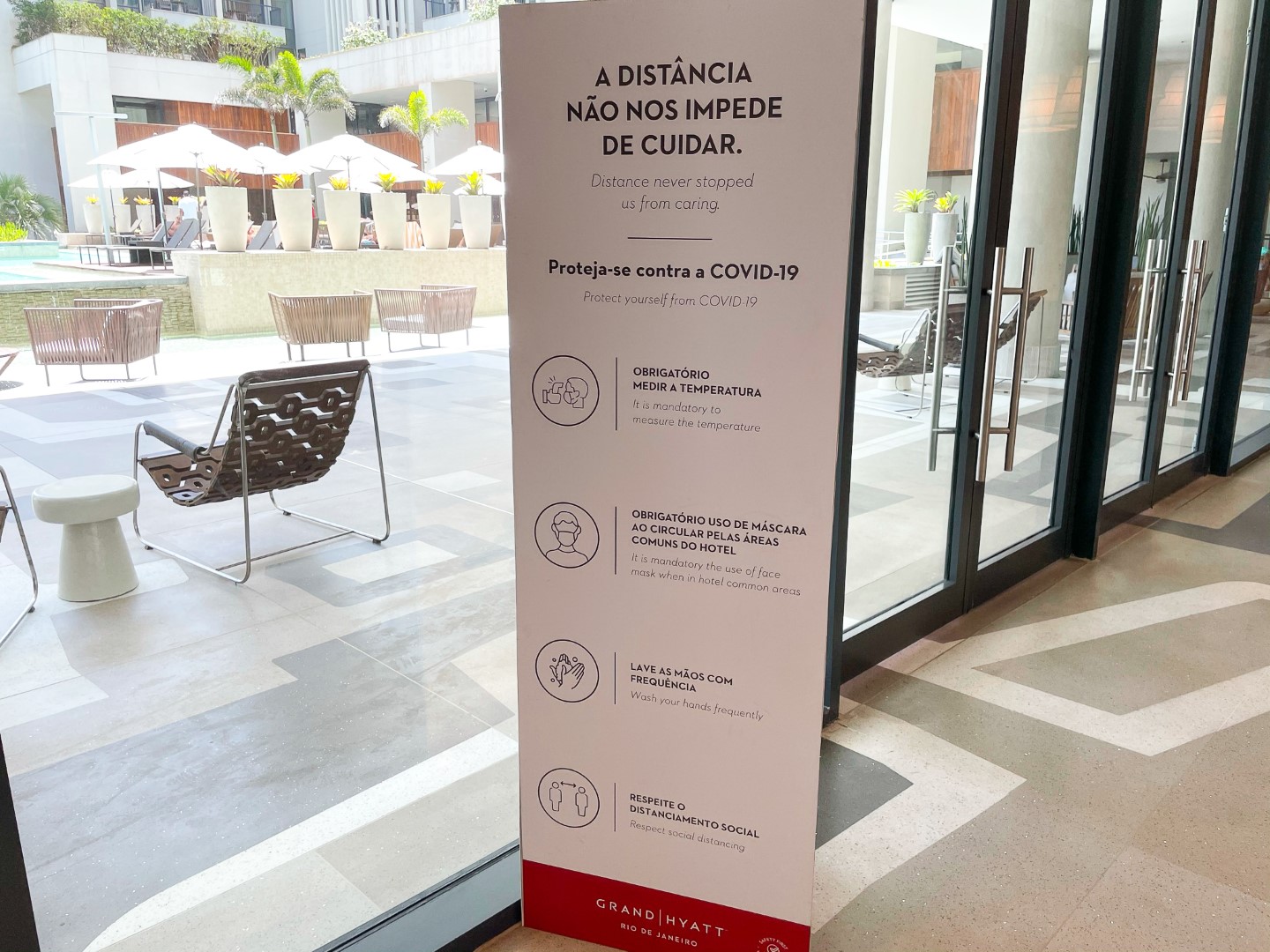Covid protocols Grand Hyatt Rio de Janeiro