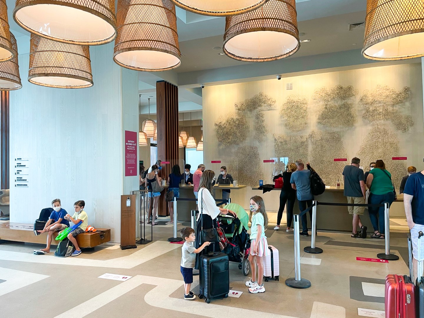 Lobby check in Grand Hyatt Rio de Janeiro