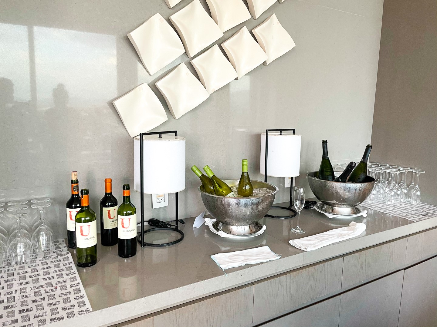 Lounge wine options Grand Club Grand Hyatt Rio de Janeiro