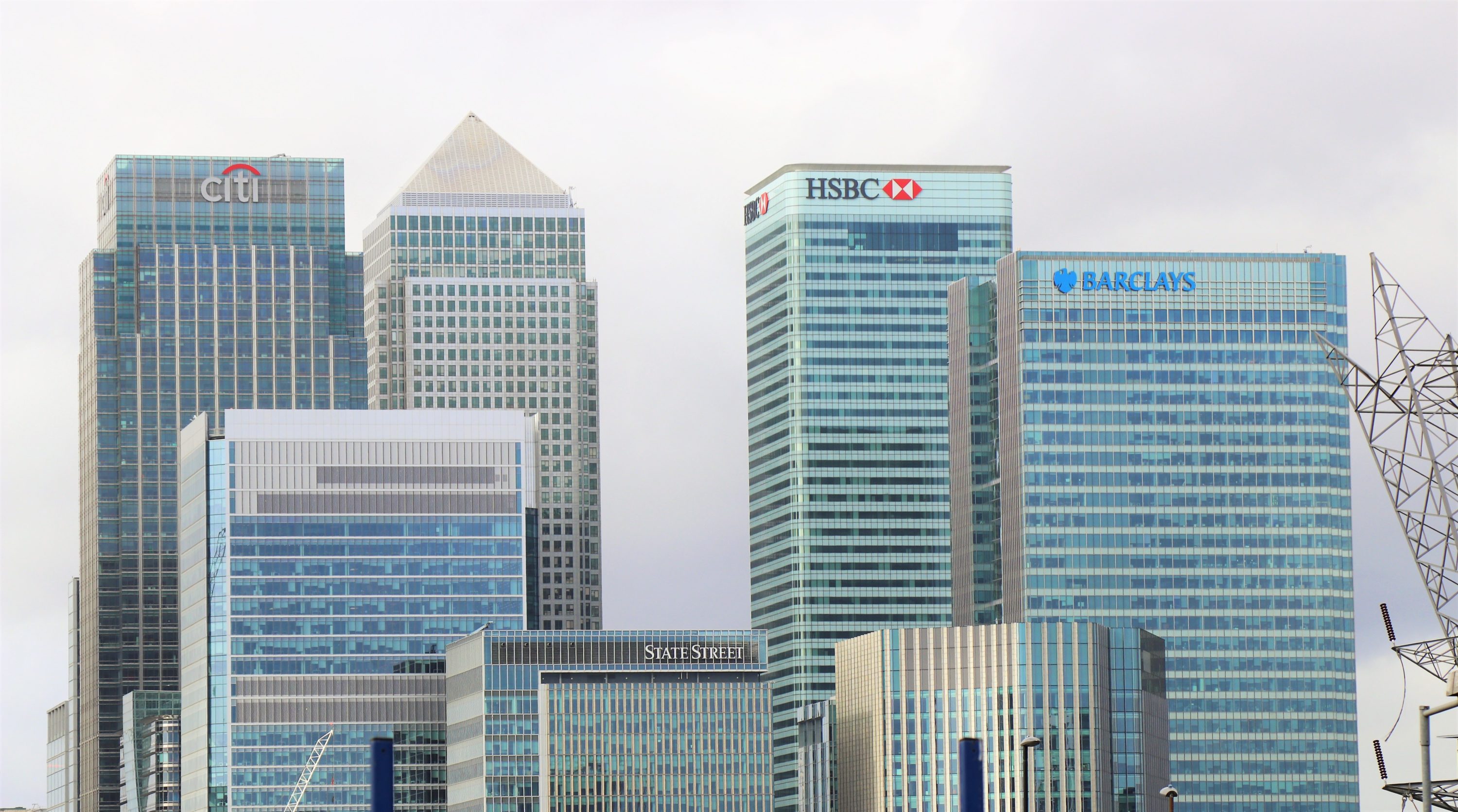 Major Banks City Skyline
