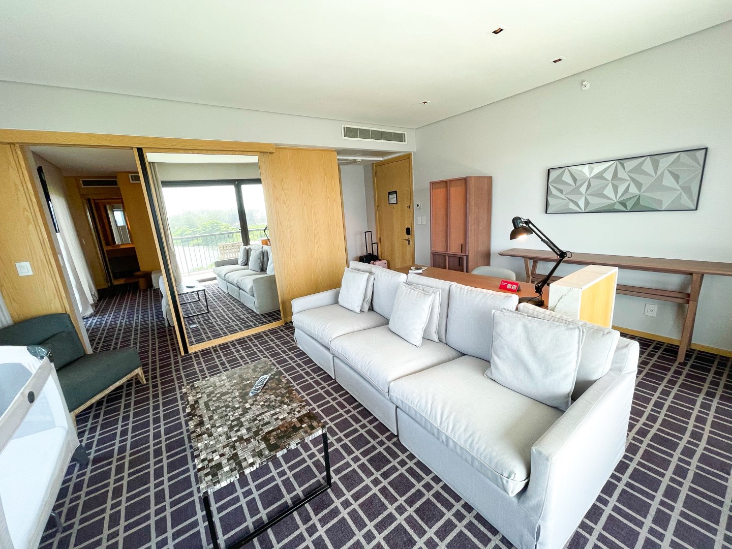 Ocean Lagoon Suite sofa Grand Hyatt Rio de Janeiro