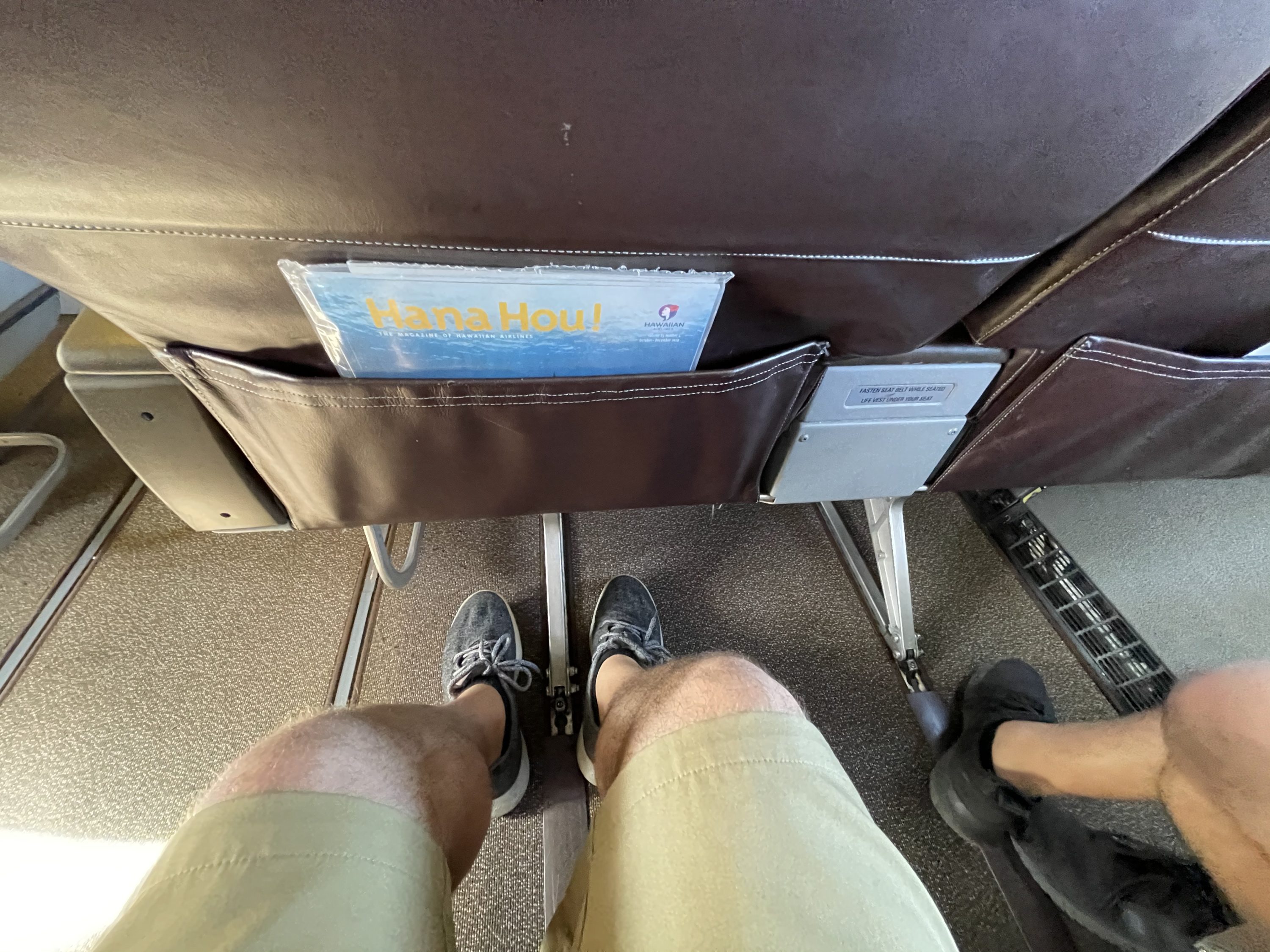 Hawaiian Airlines Inter Island First Class Legroom