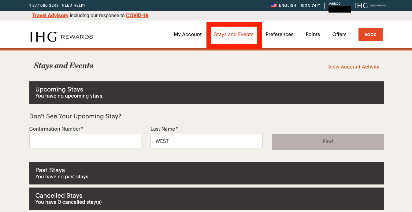 IHG Dashboard