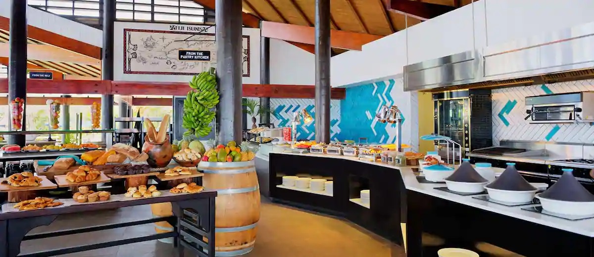 Radisson Blu Resort Fiji Denarau Island breakfast buffet