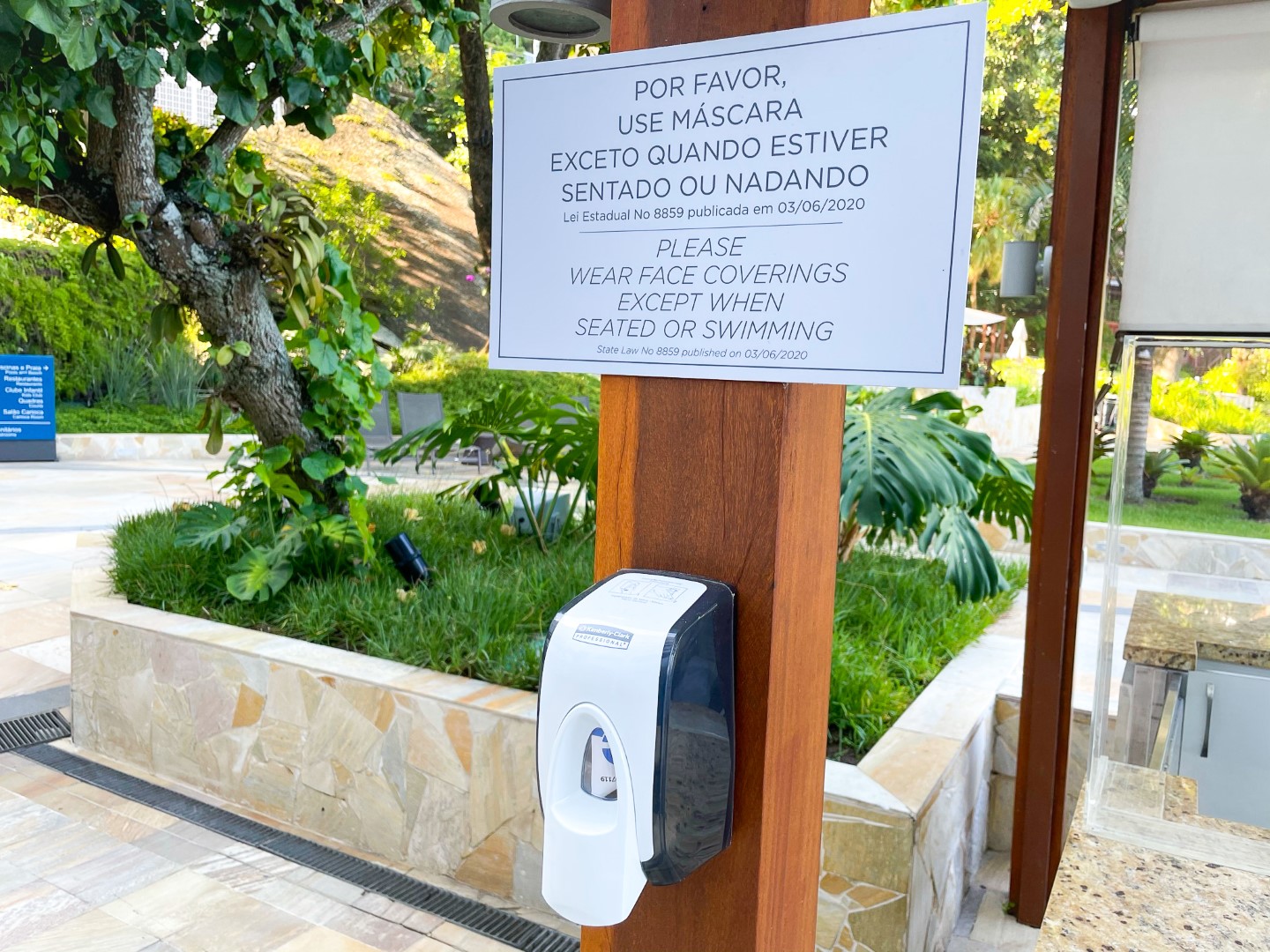 Sheraton Grand Rio de Janeiro hand sanitizer