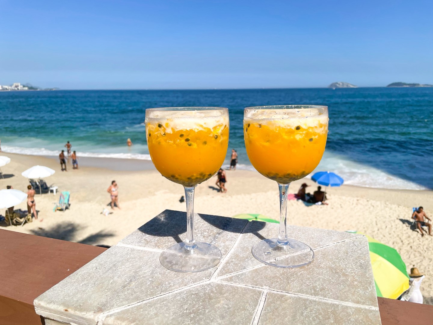 Sheraton Grand Rio de Janeiro passionfruit caipirinhas
