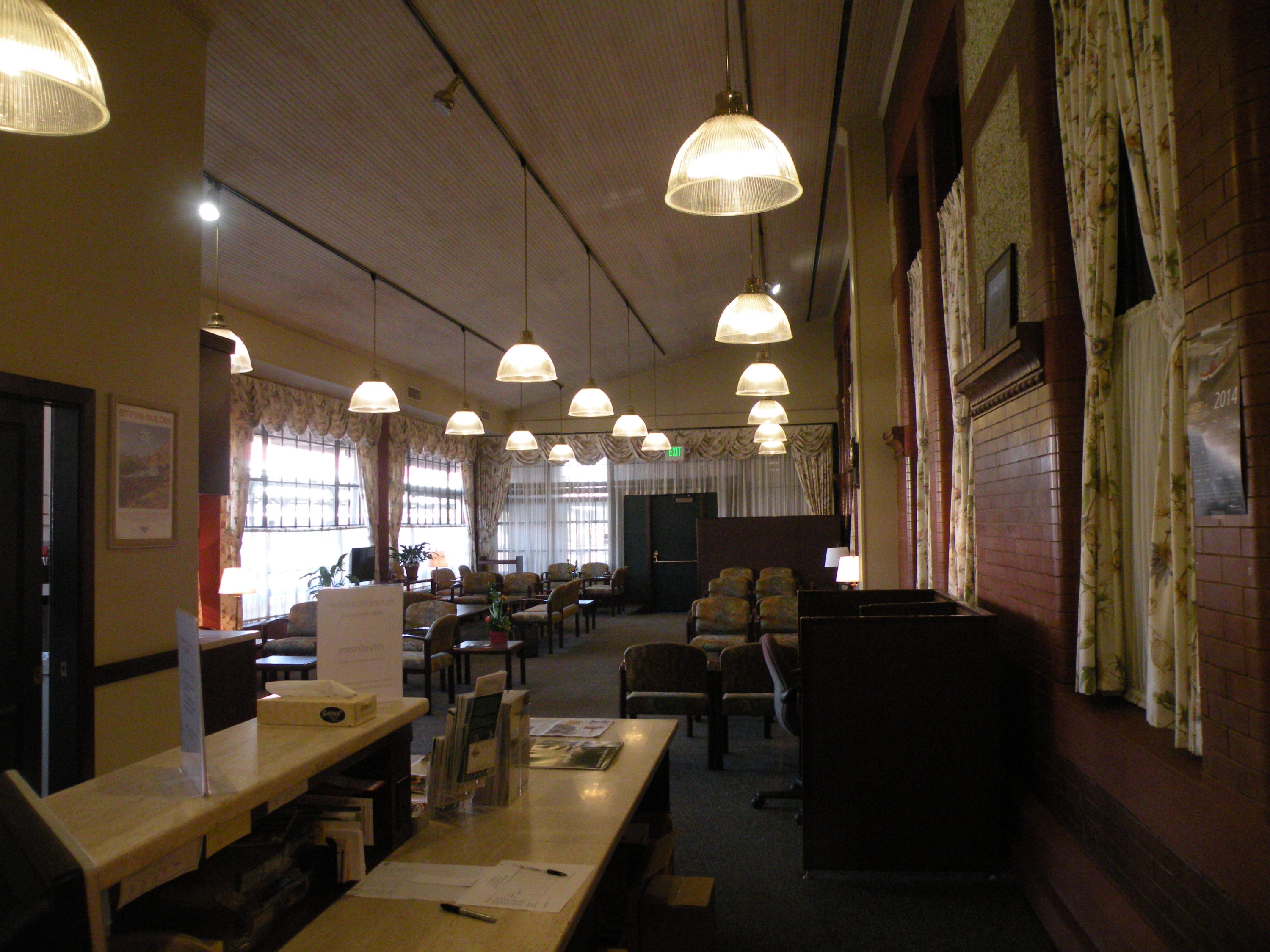 Amtrak Portland Lounge Interior
