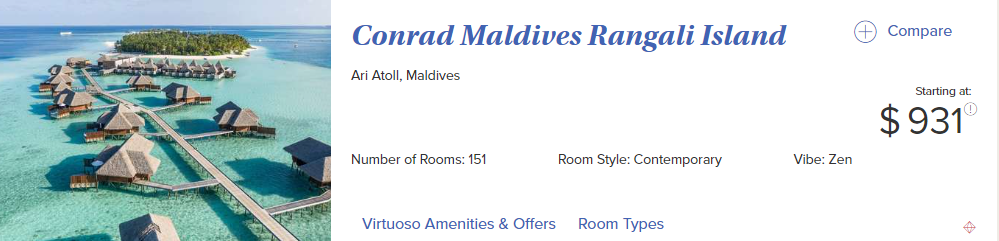 Conrad Maldives Virtuoso