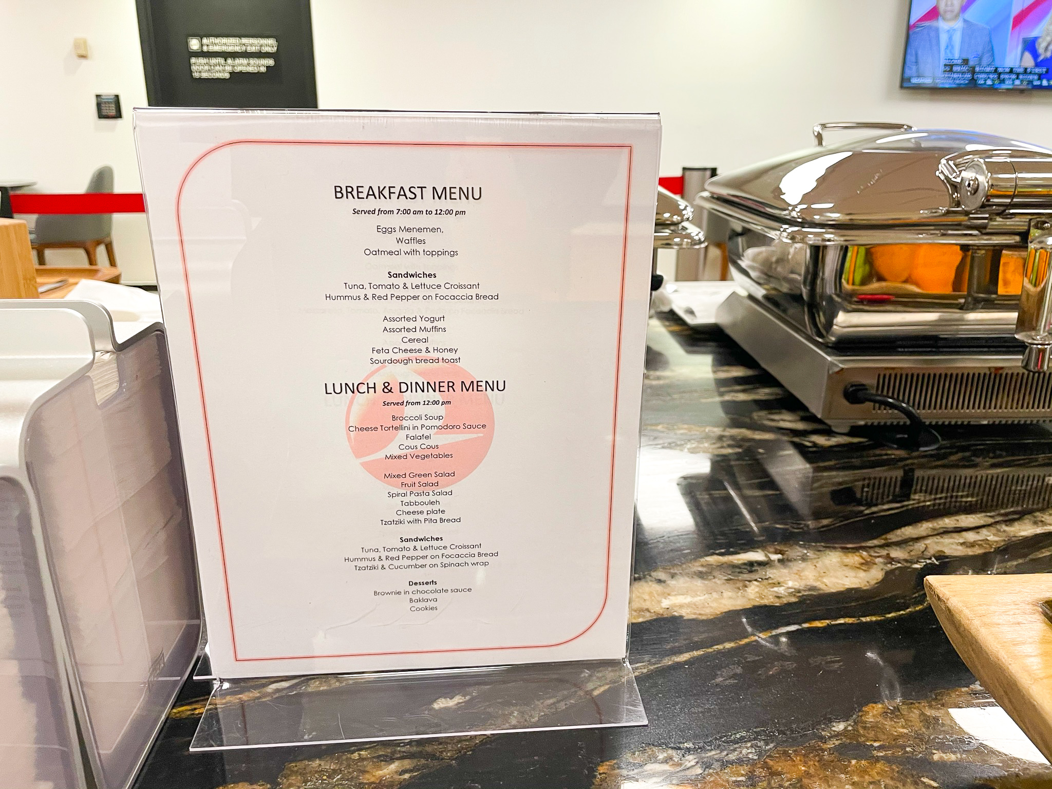 Turkish Lounge Miami breakfast menu