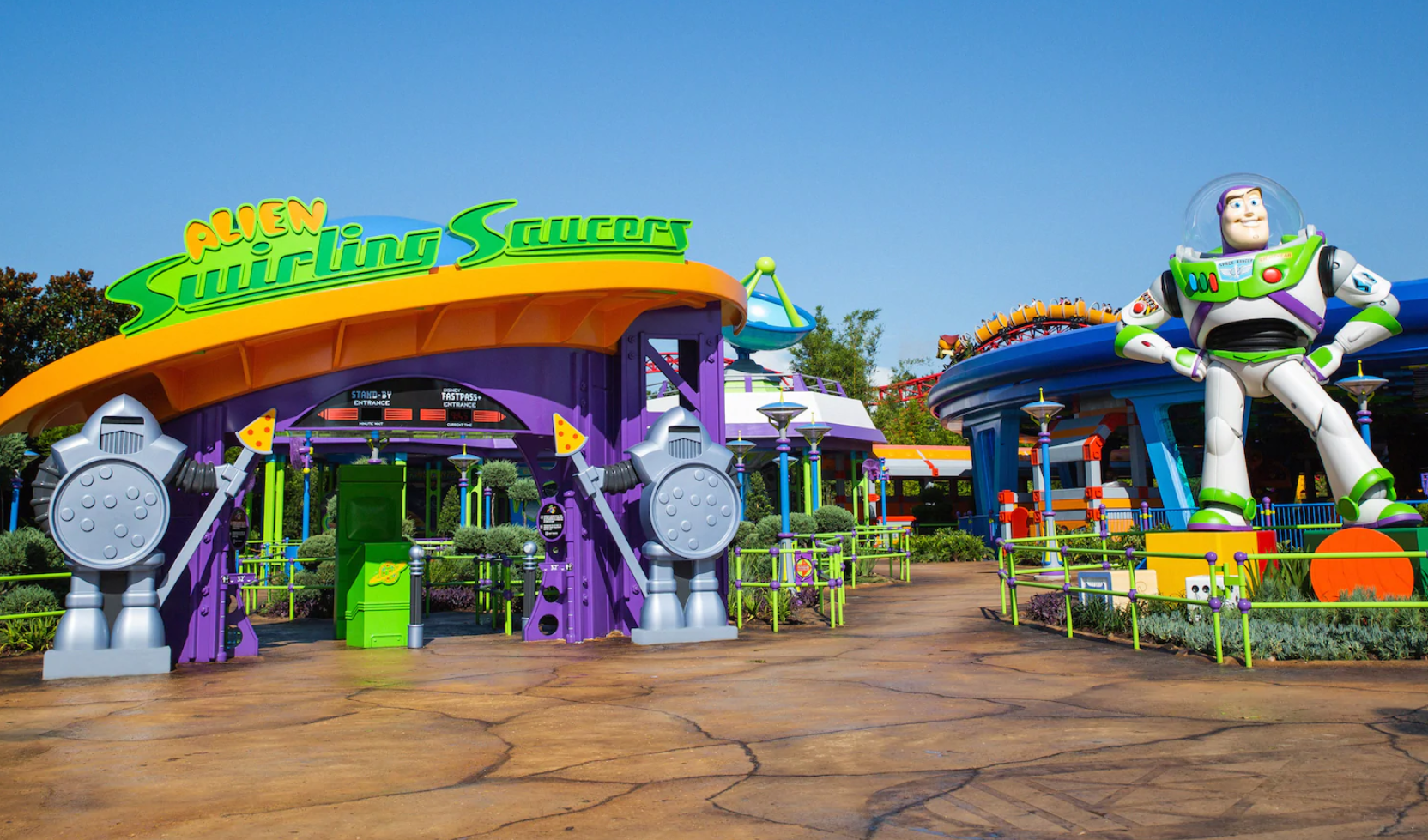 Alien Swirling Saucers Disneys Hollywood Studios