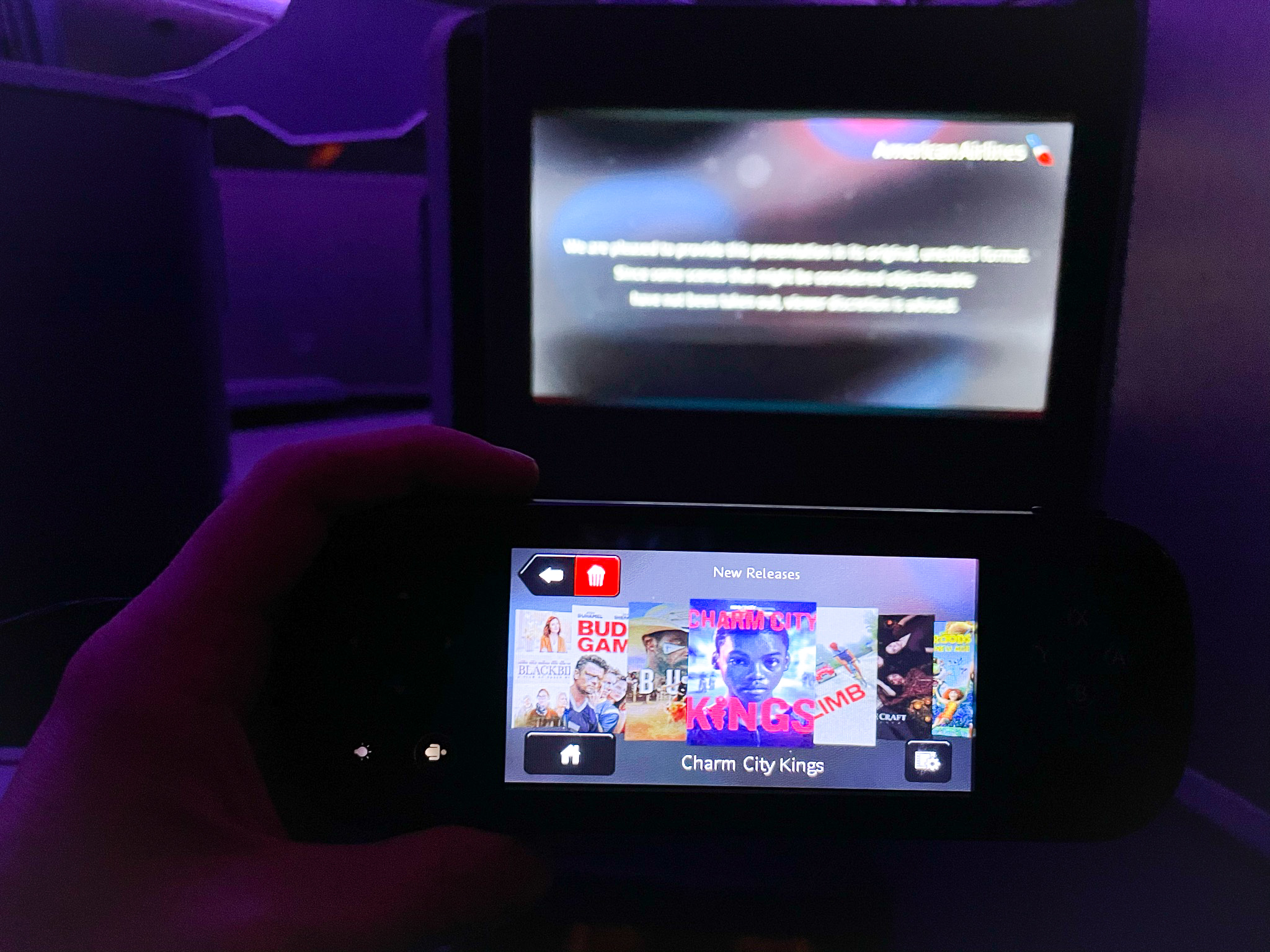 American Airlines 777 Flagship Business Class IFE Remote