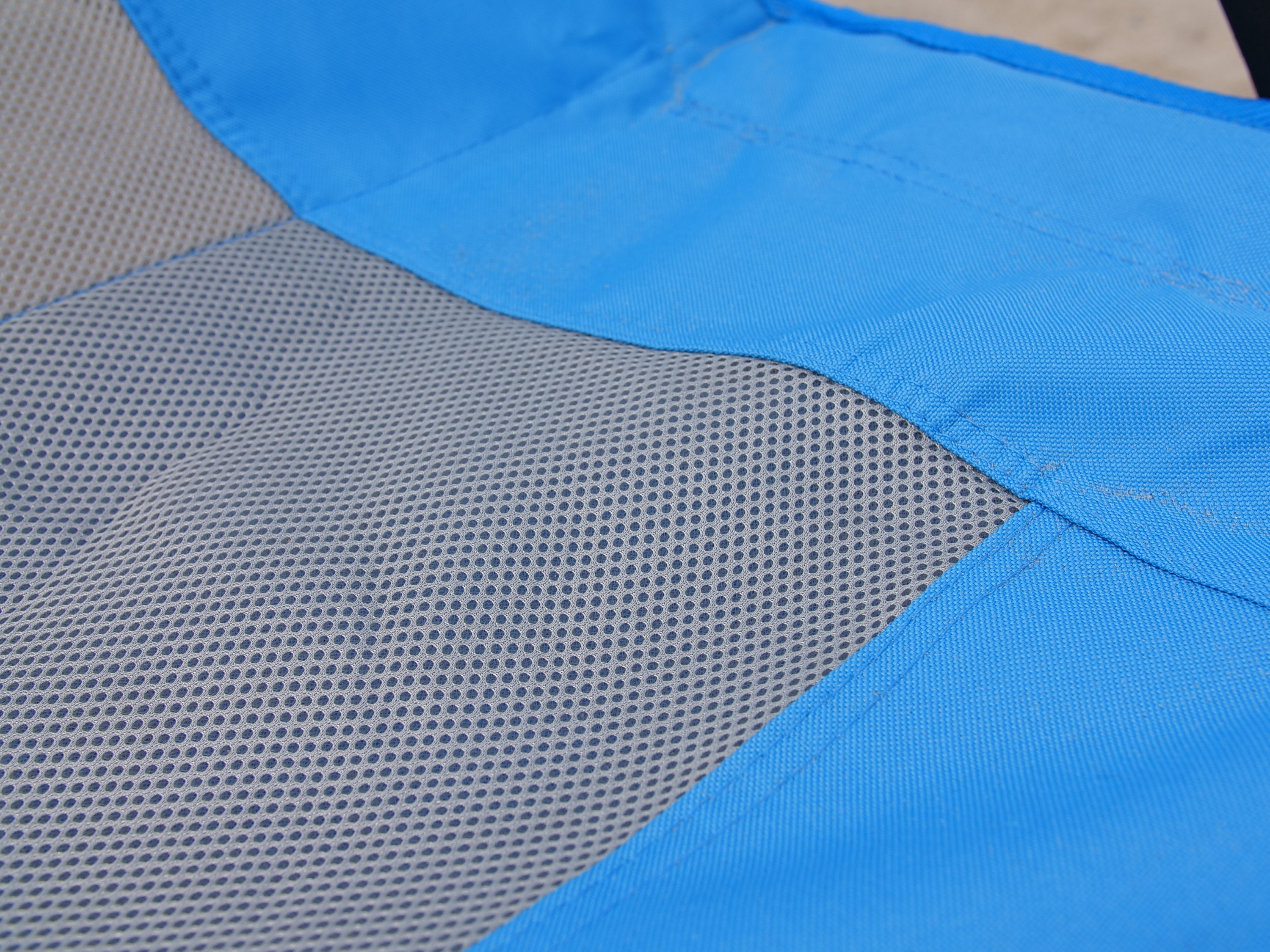 Beach chair mesh material