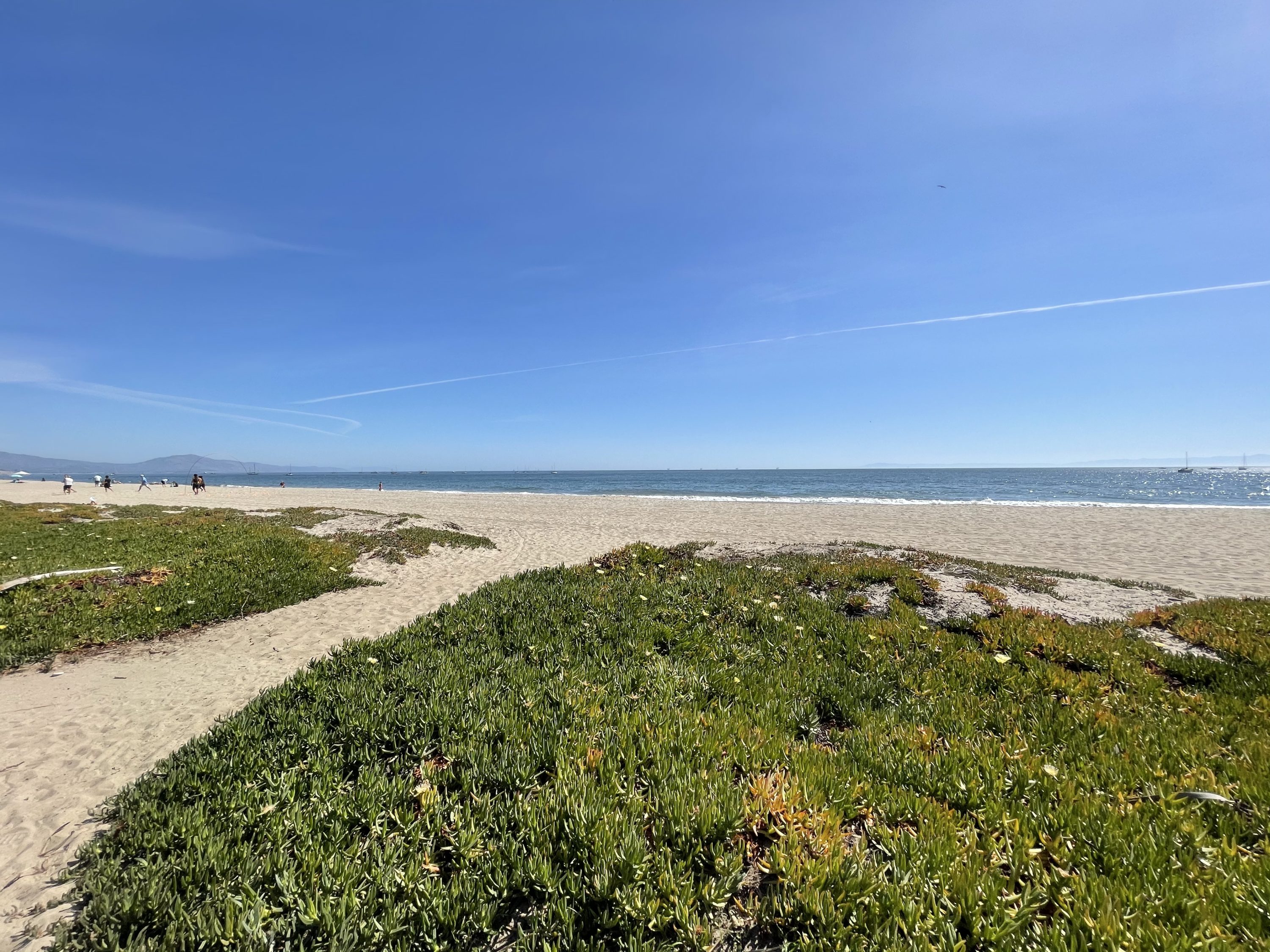 Beach in front of Mar Monte
