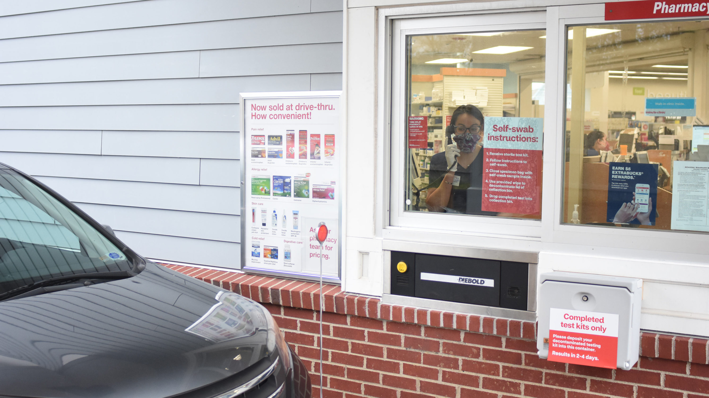 CVS Drive Through COVID Test