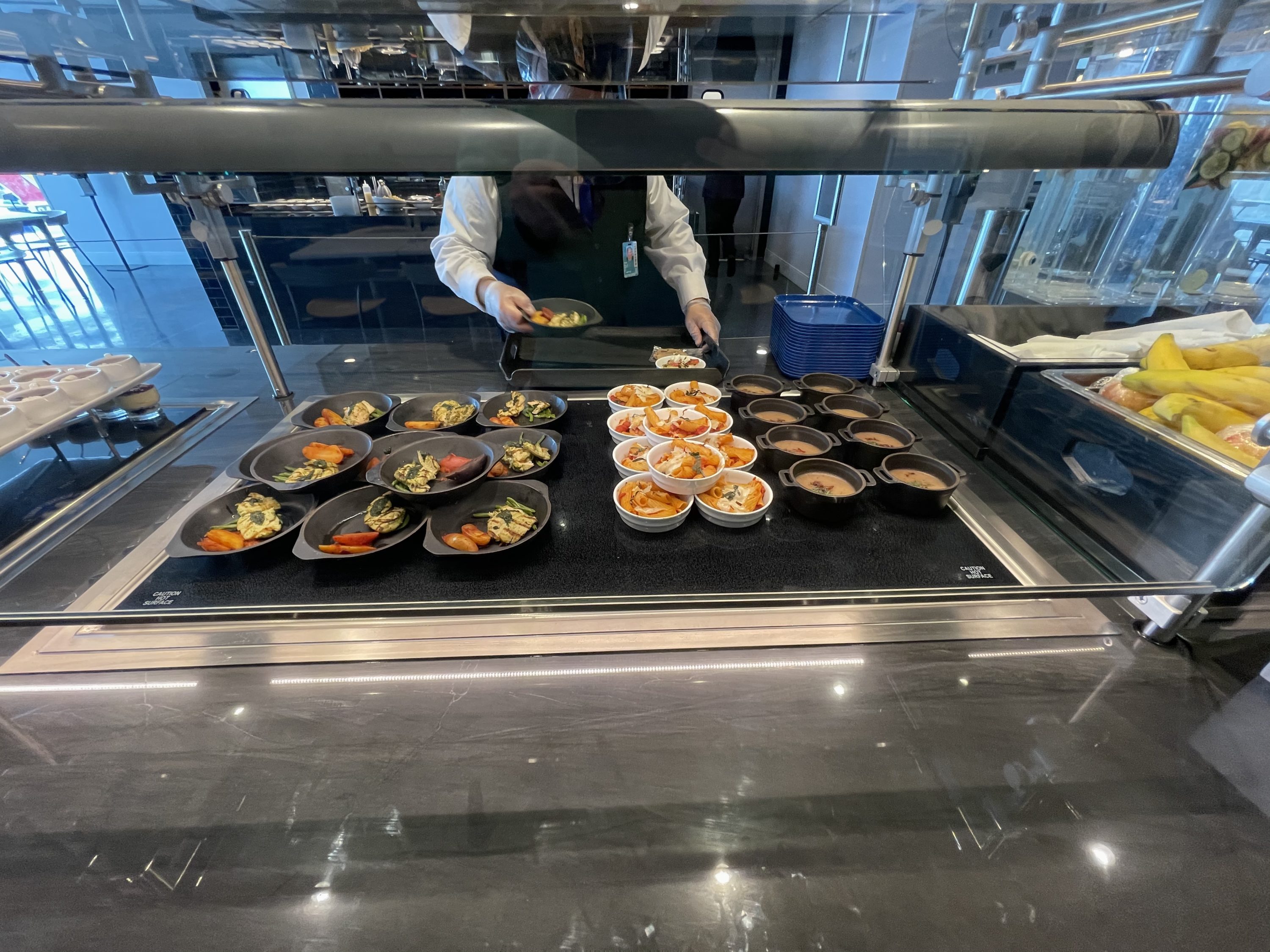 DEN Centurion Lounge Buffet Food