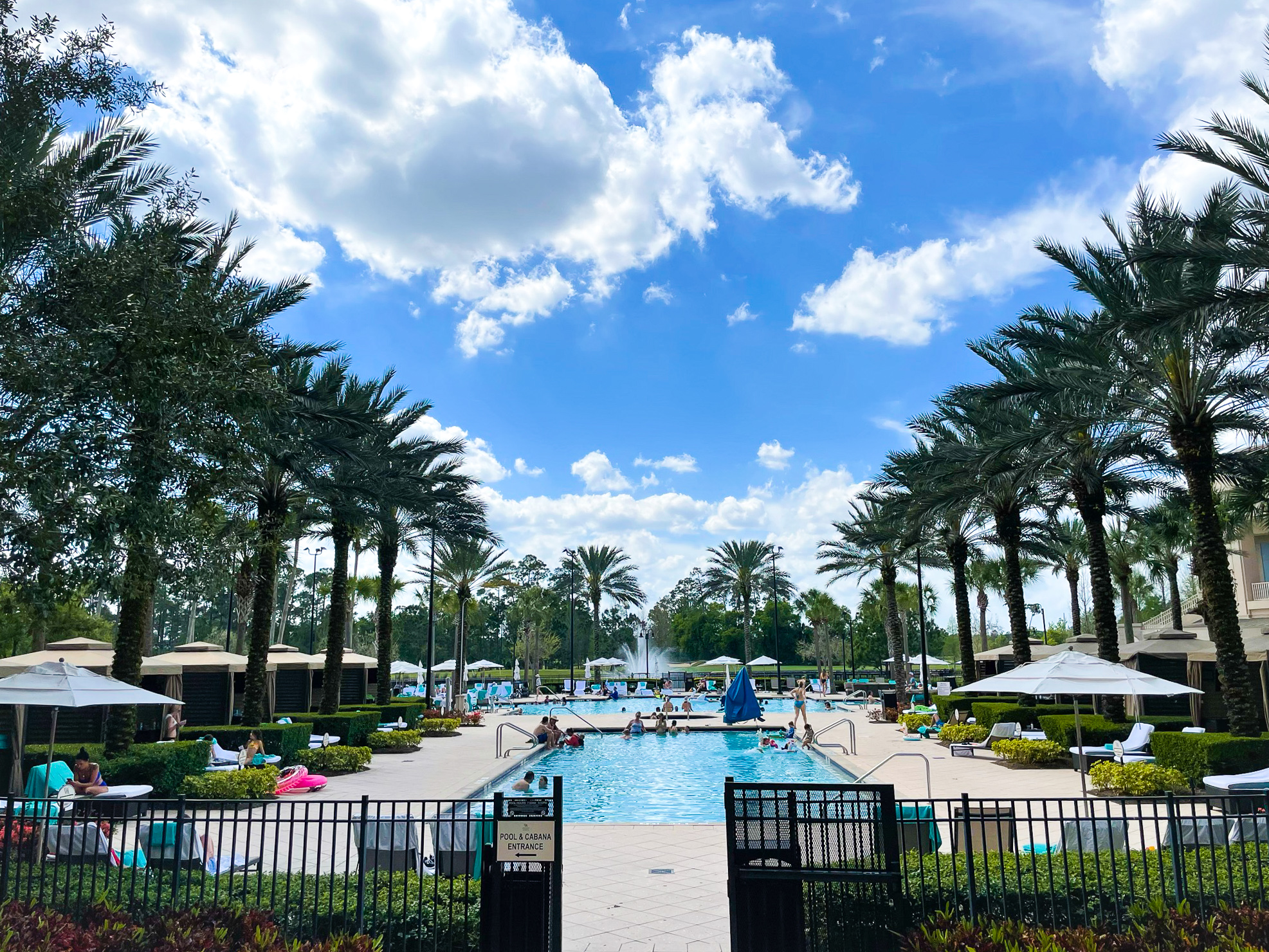 Waldorf Astoria Orlando Pool entrance