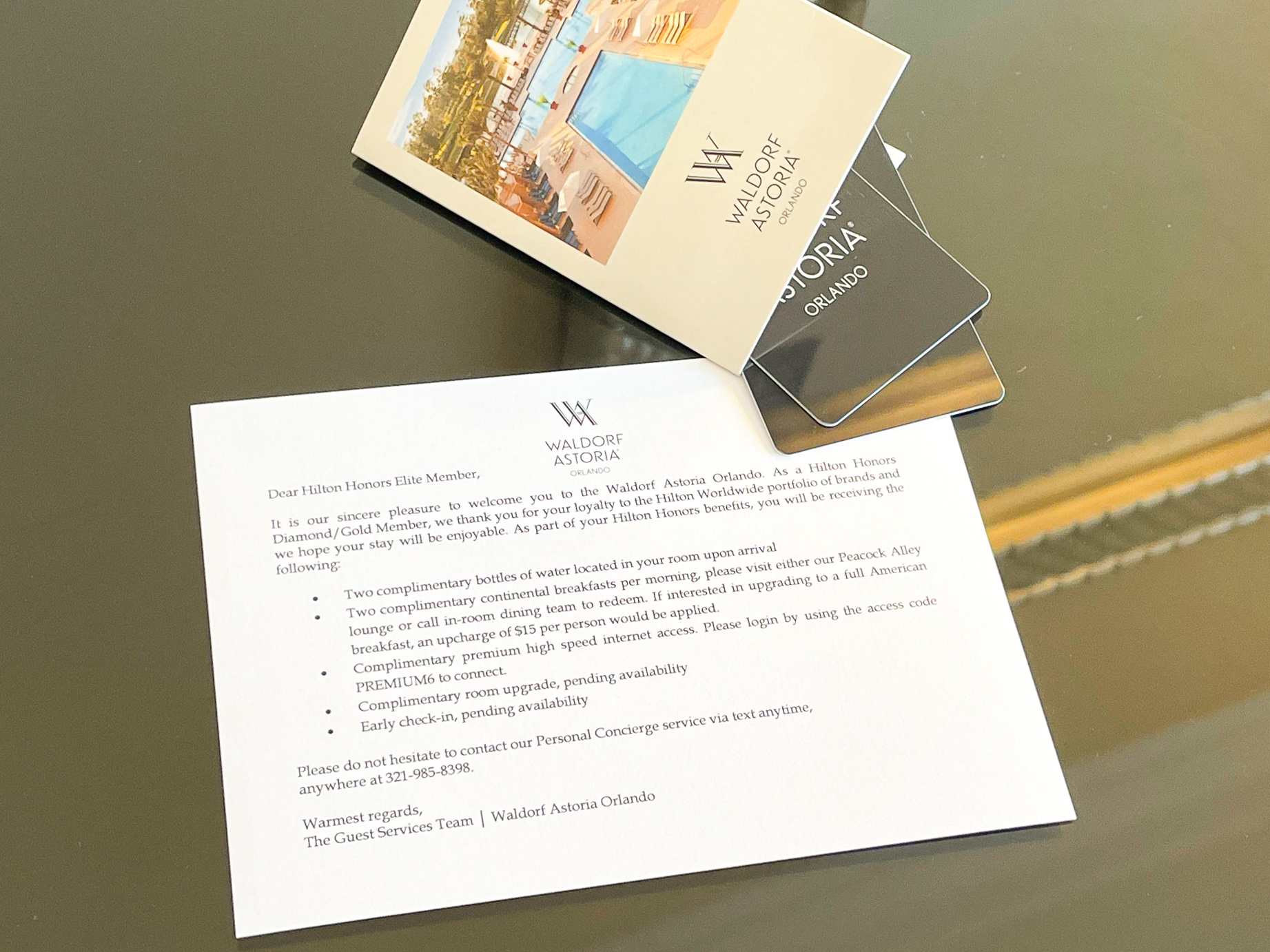 Waldorf Astoria Orlando Resort Explanation