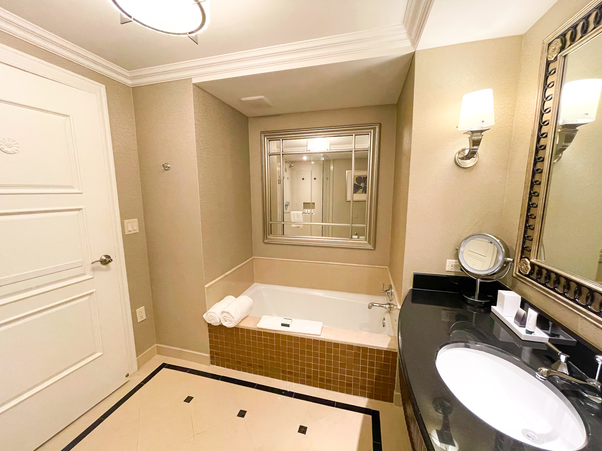 Waldorf Astoria Orlando bathtub