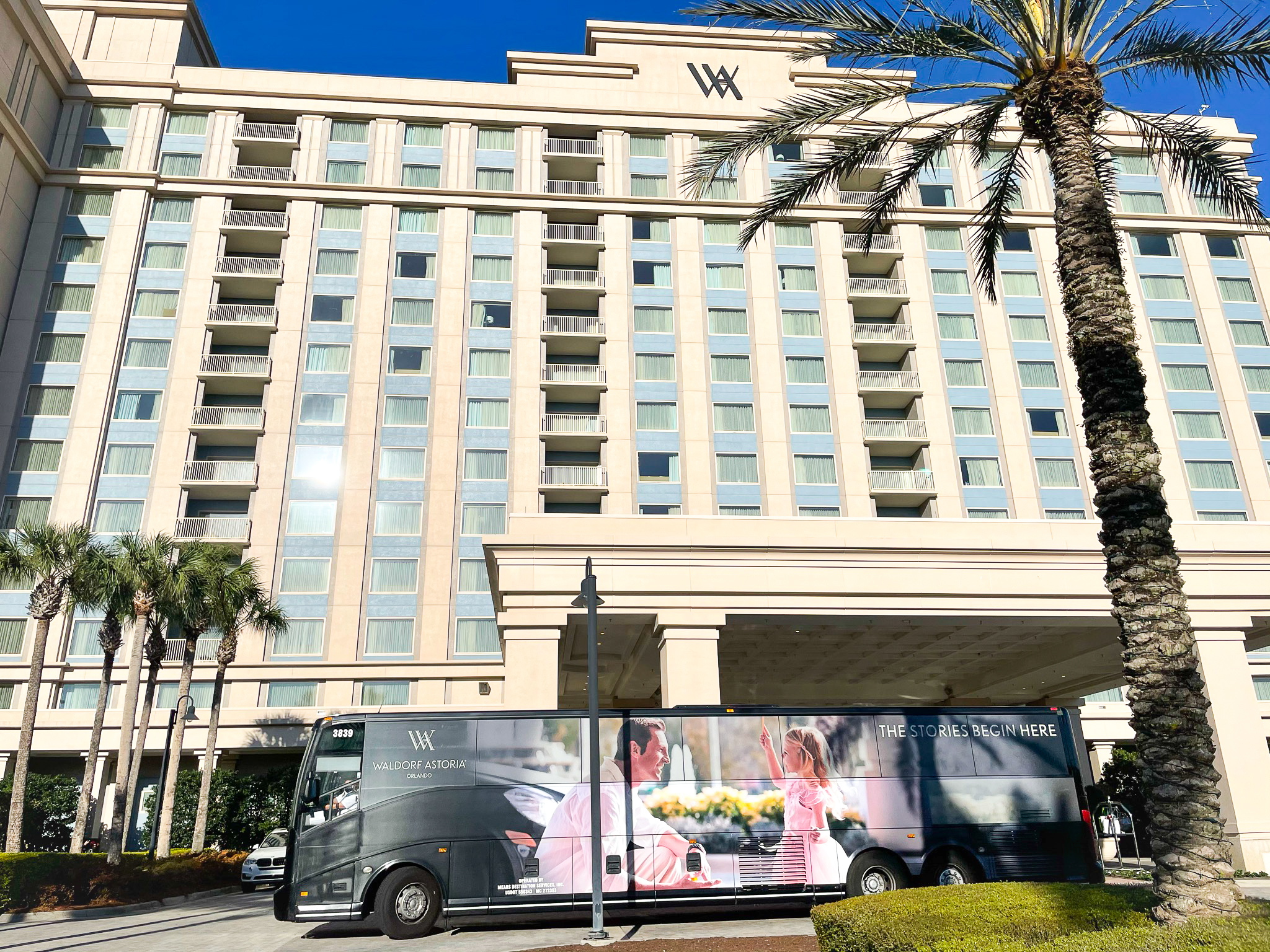 Waldorf Astoria Orlando park shuttle