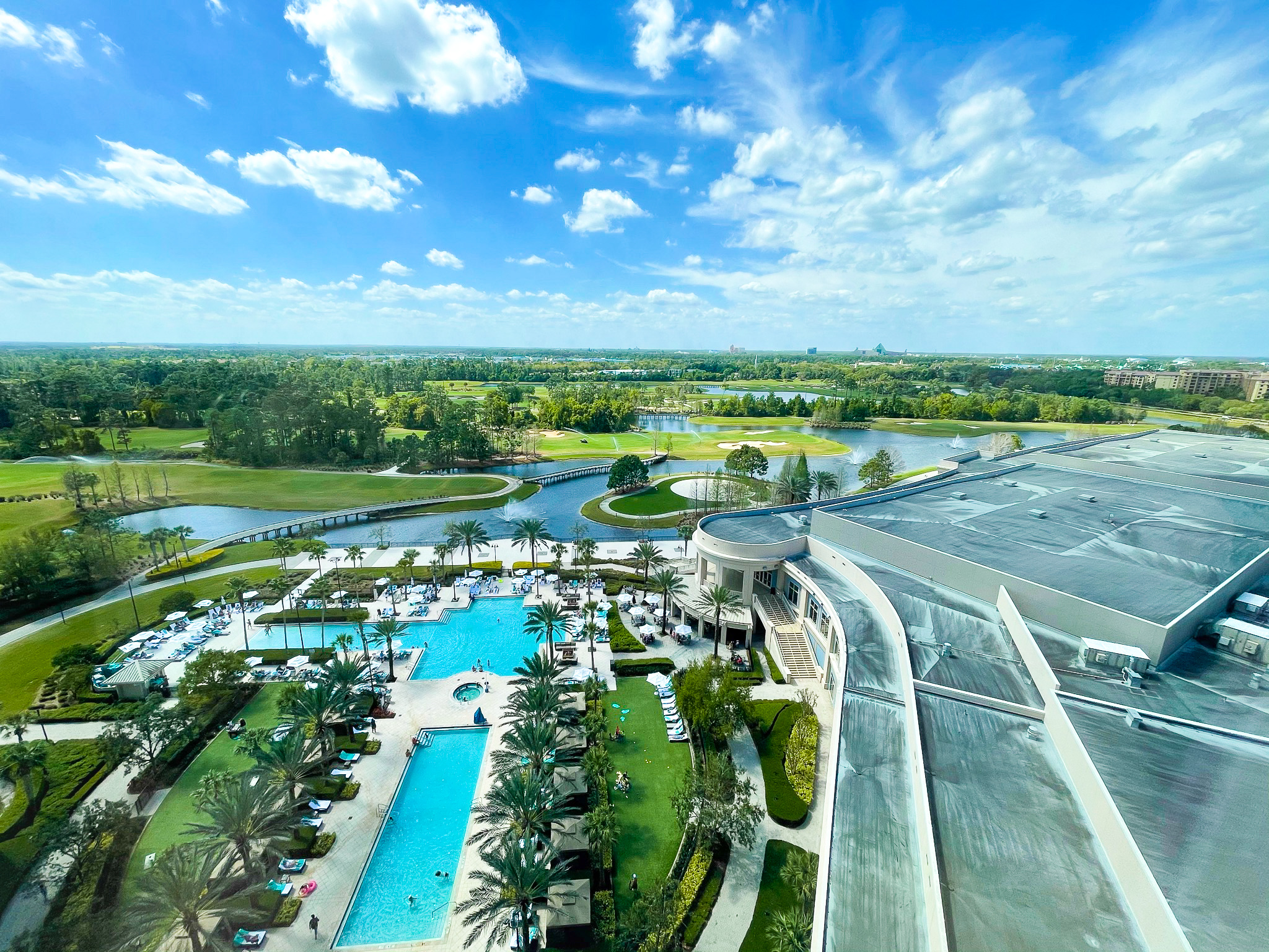 Waldorf Astoria Orlando view from room