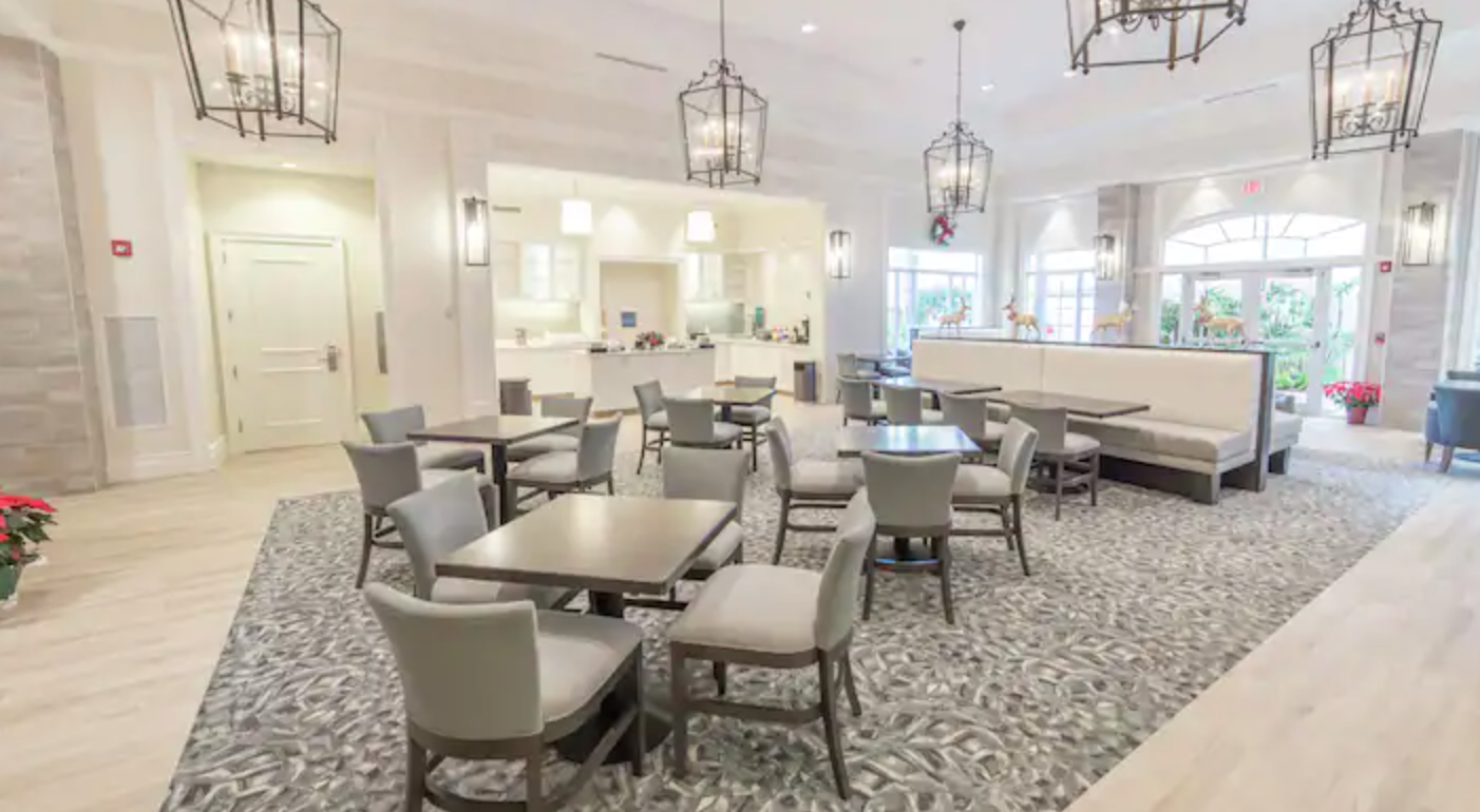 lobby at Homewood Suites Palm Beach Gardens