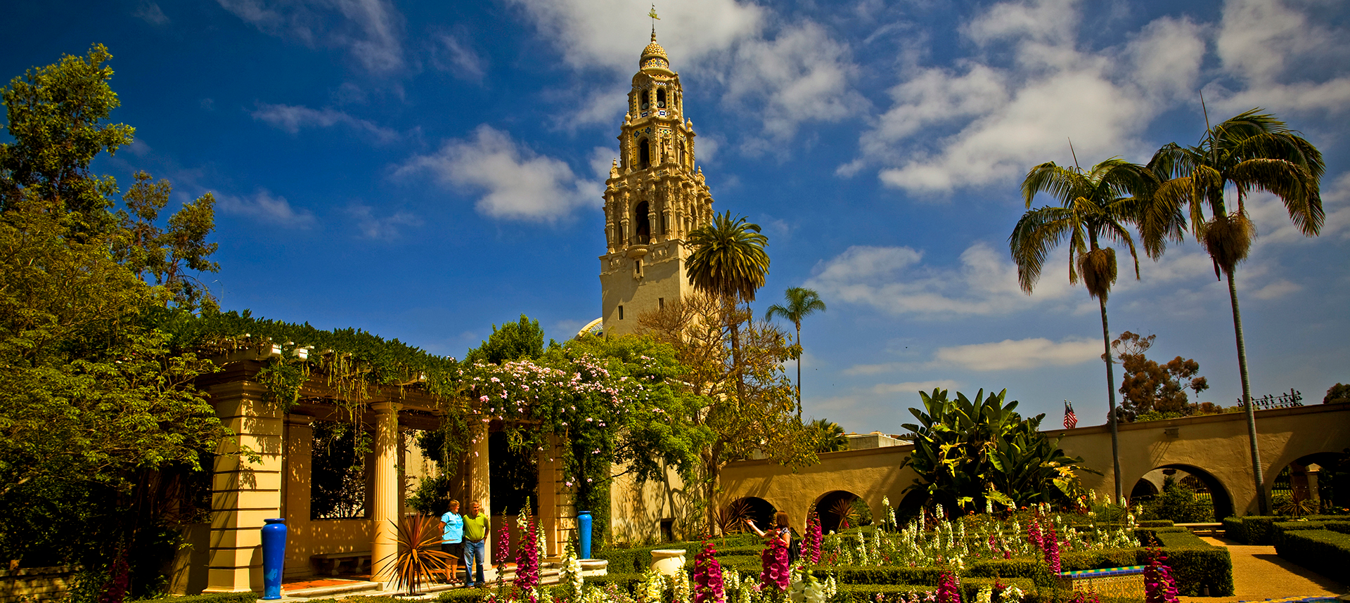 Alcazar Garden at Balboa Park in San Diego