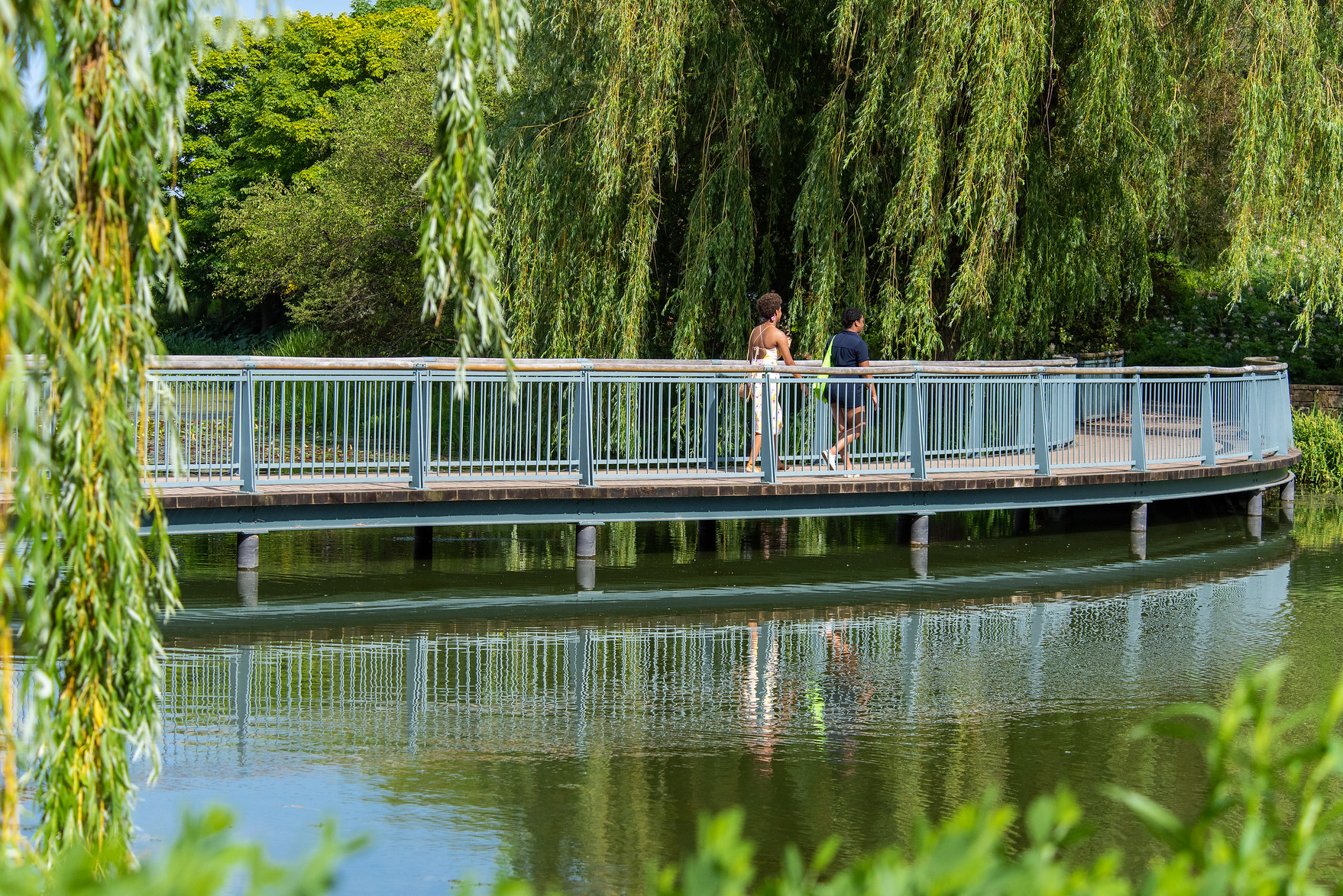Chicago Botanic Garden bridge