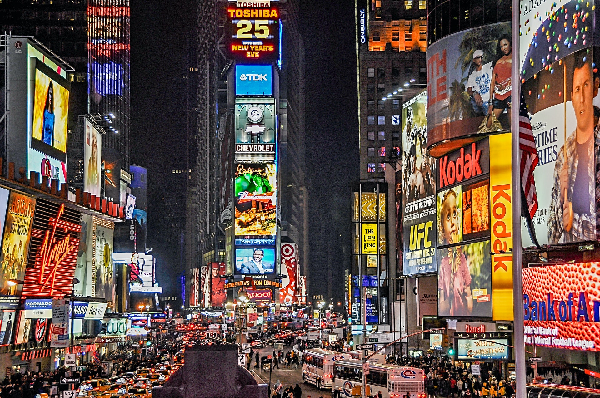 New York Times Square Photo by Jose Francisco Fernandez Saura from Pexels