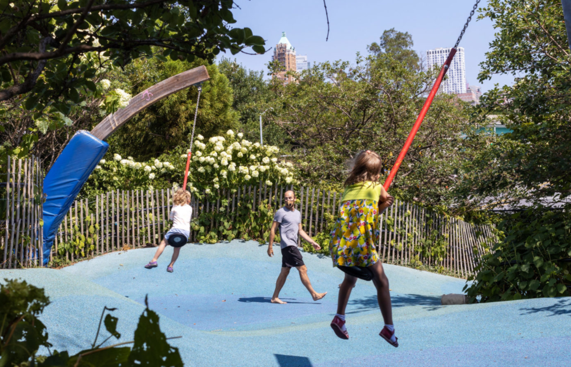 Swing Valley at Pier 6 Brooklyn Bridge Park New York Image Credit Alexa Hoyer via Brooklyn Bridge Park.org