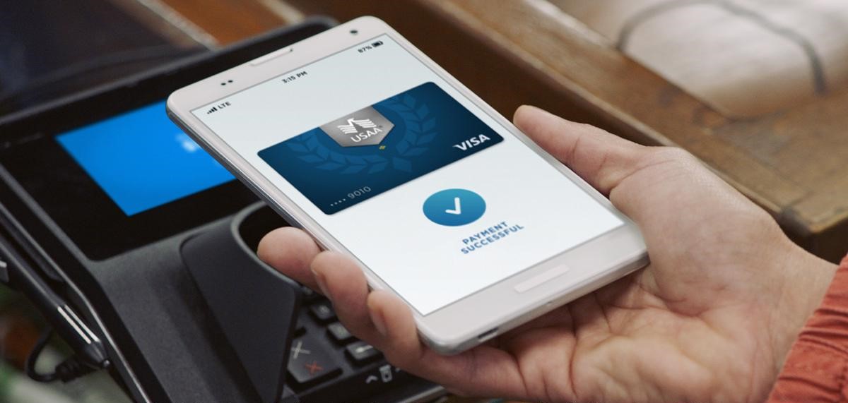 USAA credit card mobile payment