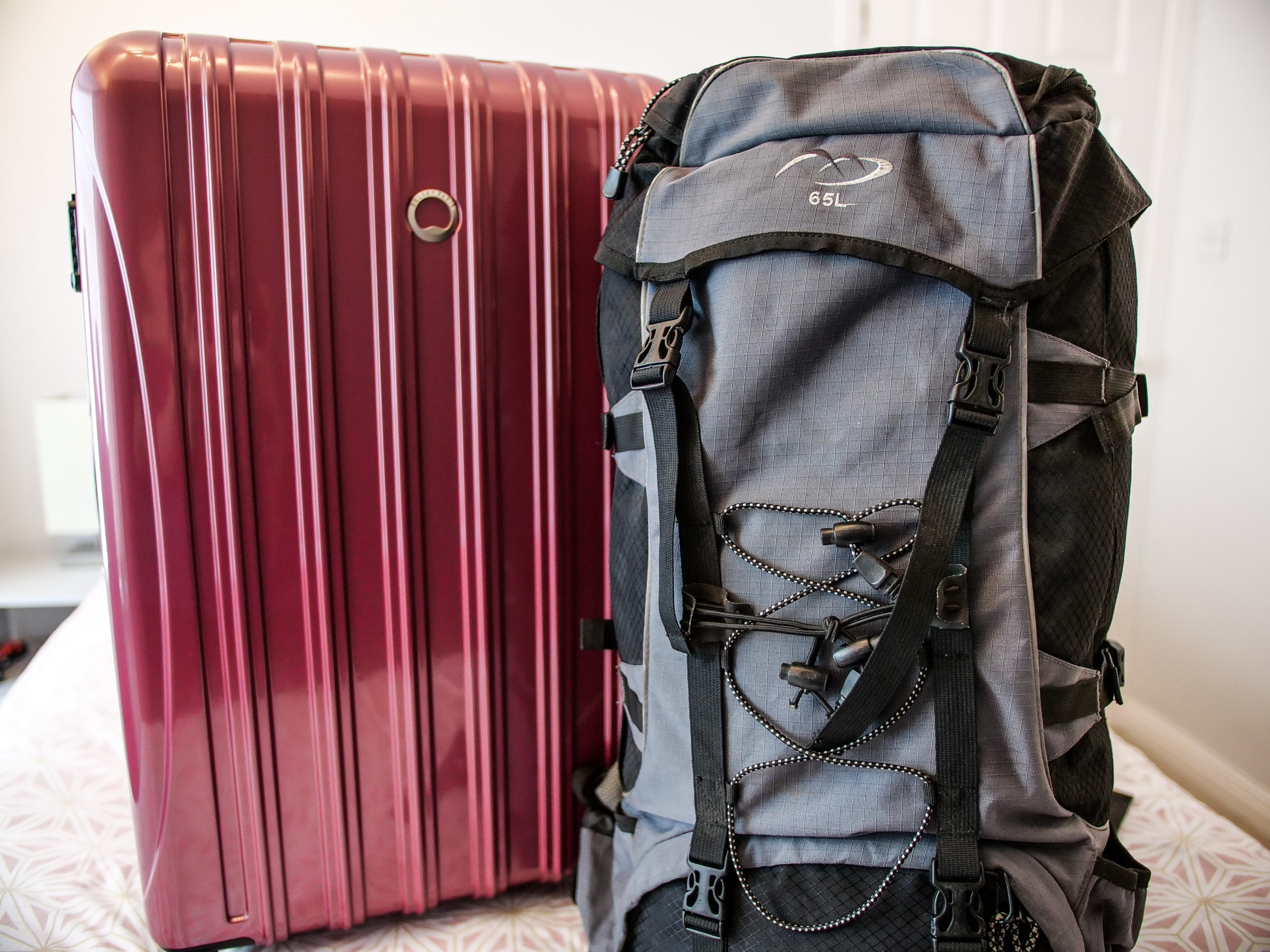 Backpack or suitcase